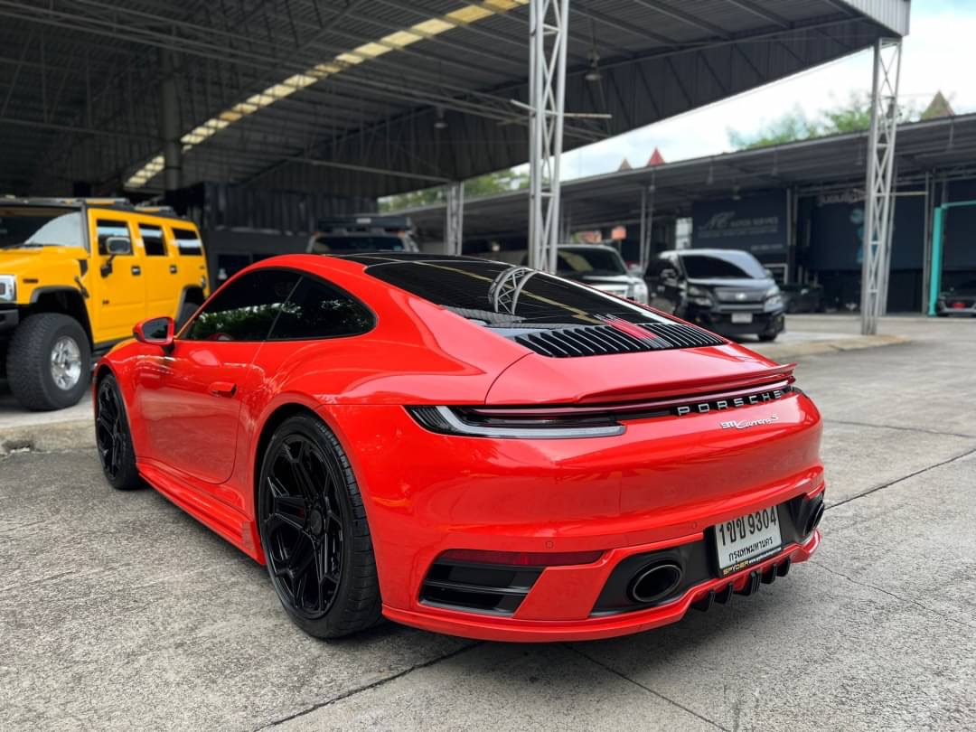 2020 Porsche 992 Carera S Techart สีส้ม