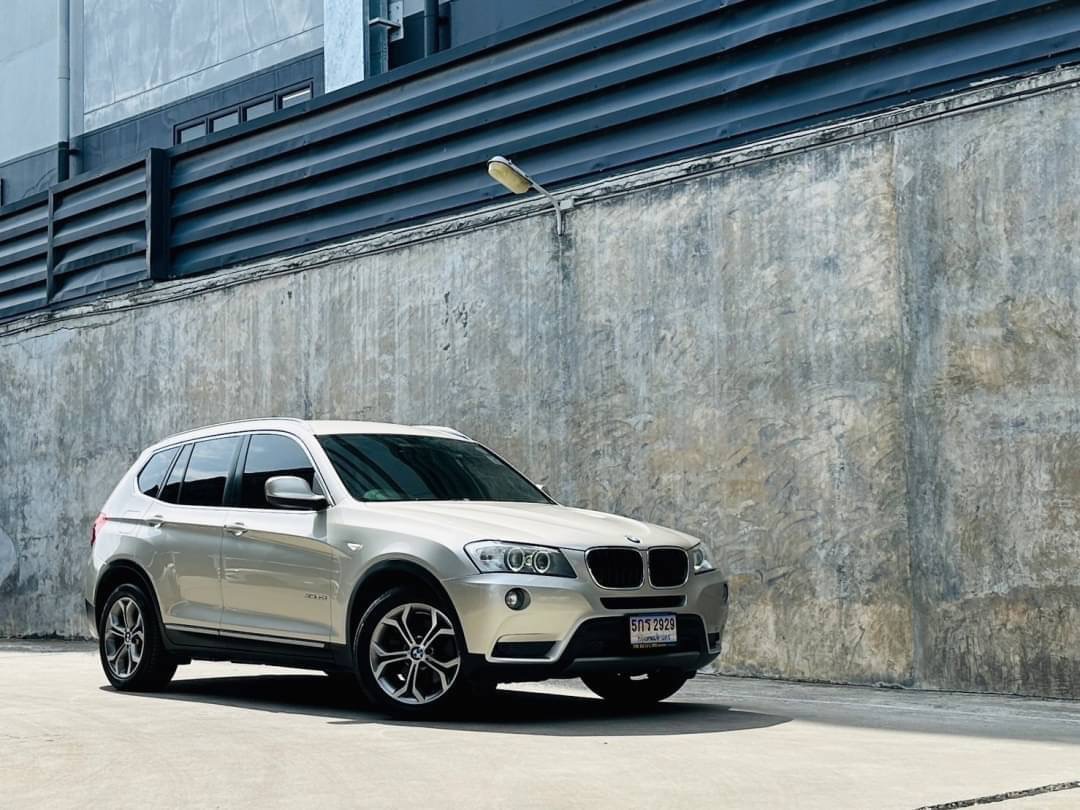 2014 BMW X3 F25 สีเงิน