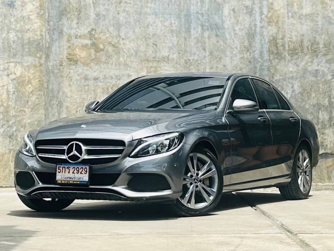 2018 Mercedes-Benz C-Class C 350 e AMG สีเทา