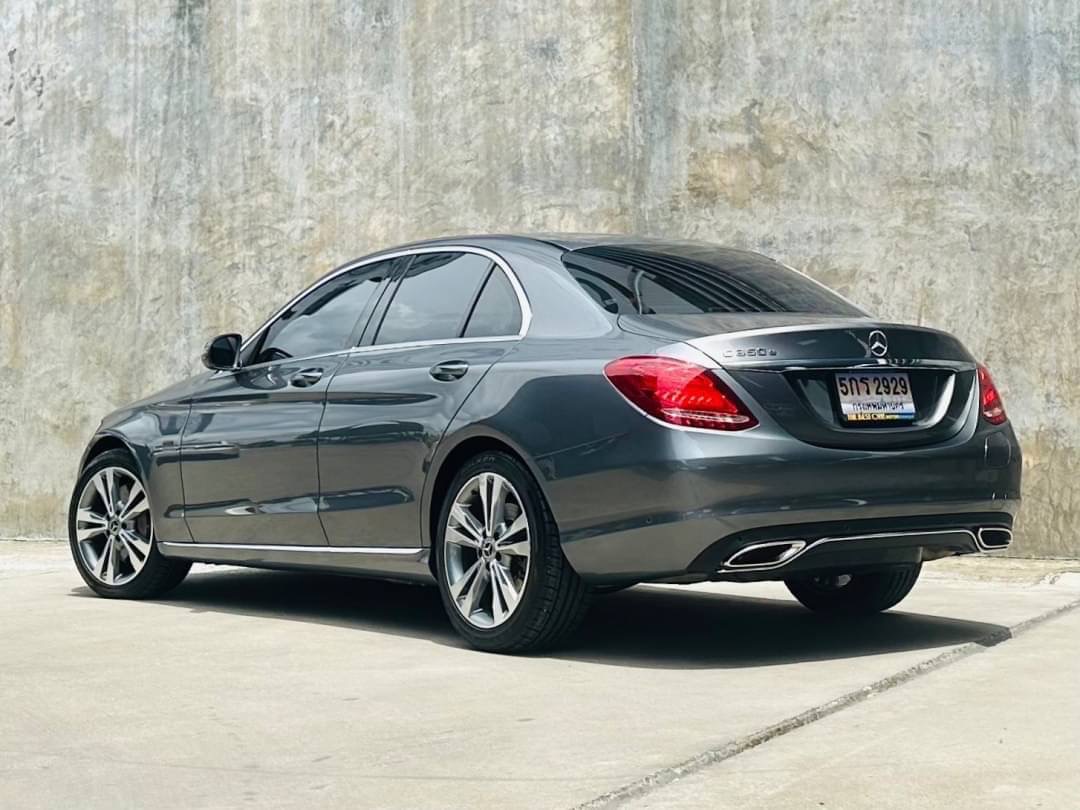 2018 Mercedes-Benz C-Class C 350 e AMG สีเทา