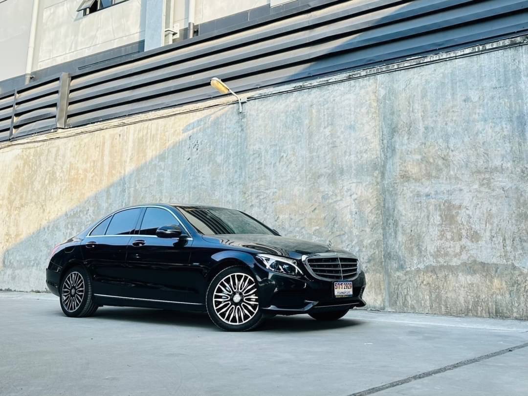 2017 Mercedes-Benz C-Class W205 C350e สีดำ