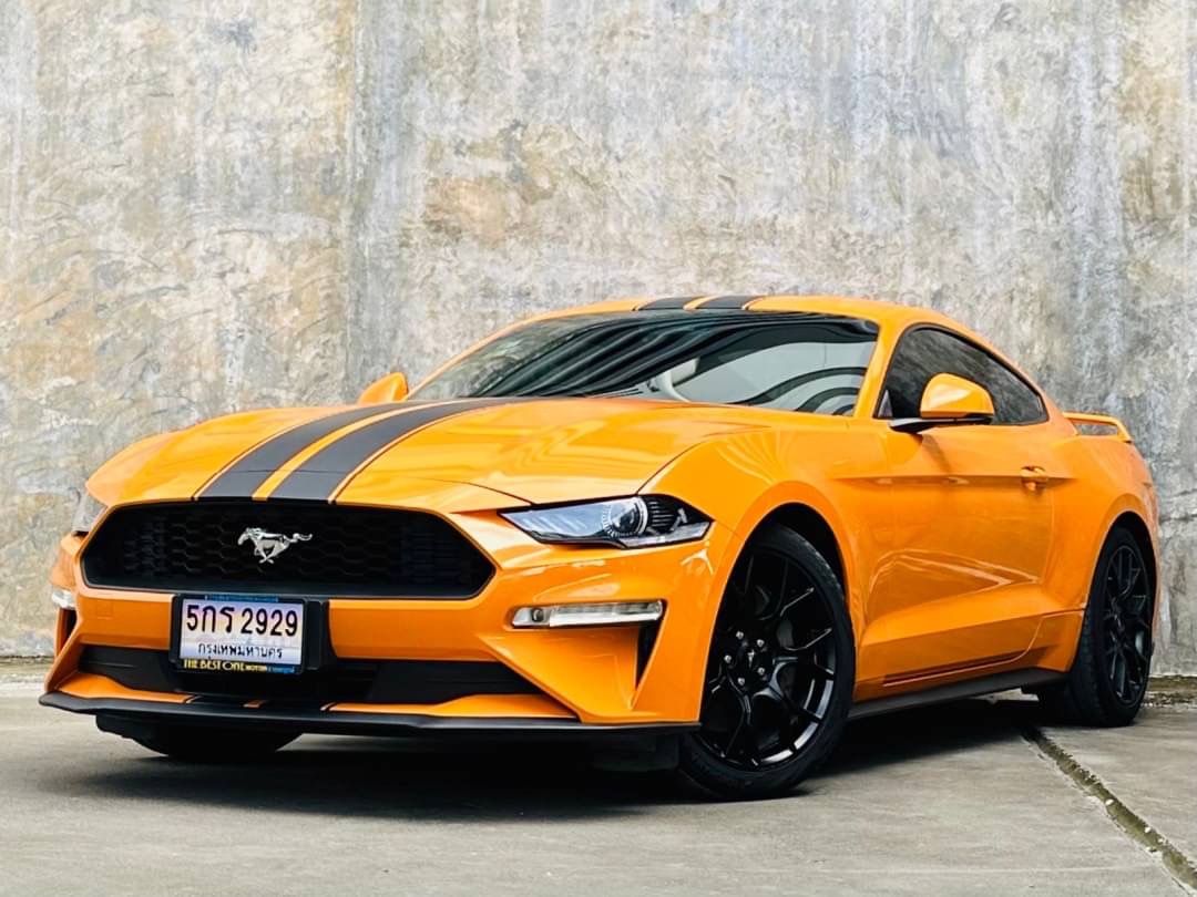 2020 Ford Mustang 2.3L สีส้ม