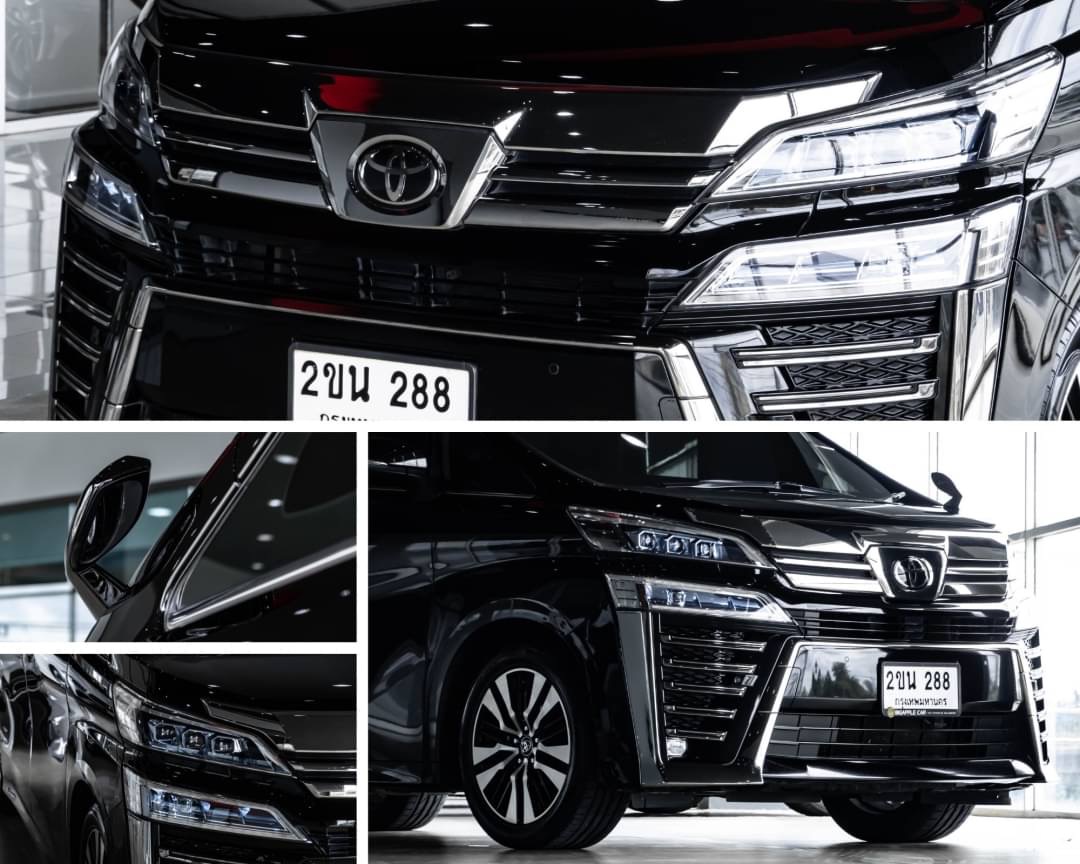 2022 Toyota Vellfire สีดำ