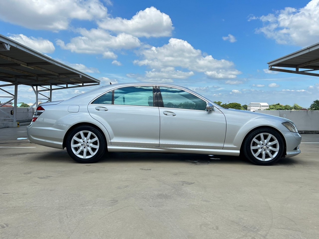 2007 Mercedes-Benz S-Class W221 S500 สีเงิน