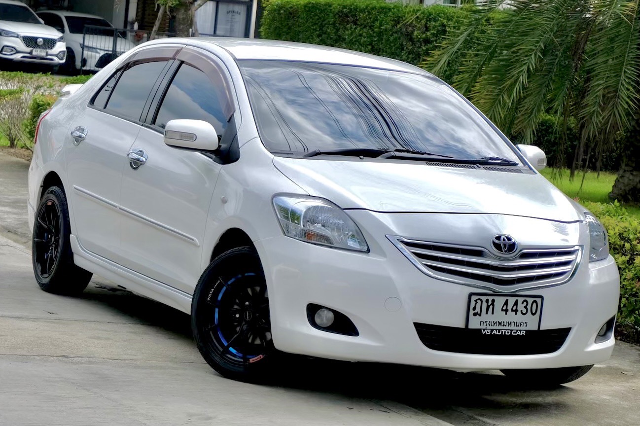 Toyota vios 1.5E ออโต้ เบนซิน ปี2010 สีขาว