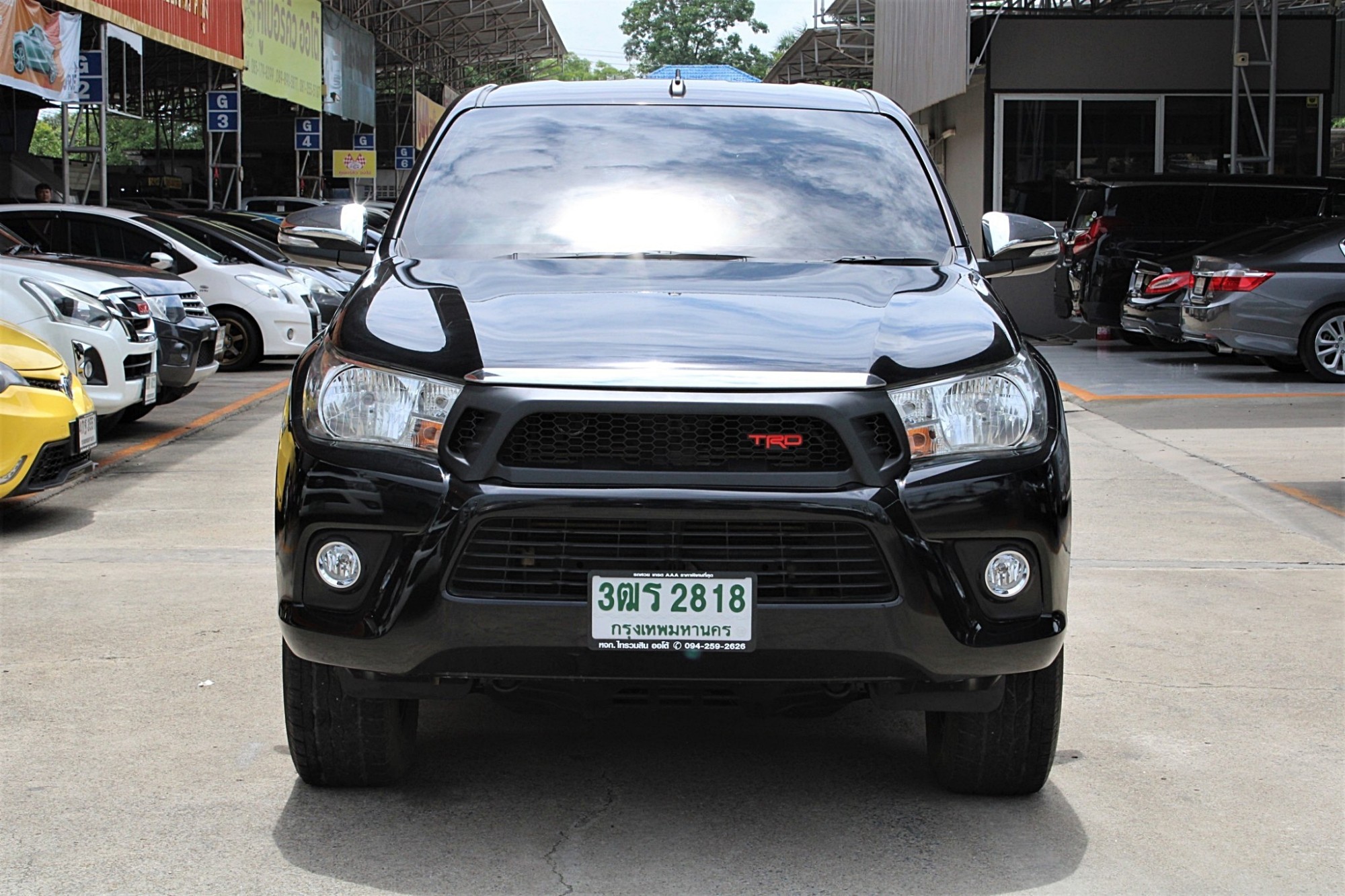 จัดได้5แสนต้นเหลือๆ 2016 Toyota Hilux Revo 2.4 E SMARTCAB Prerunner MT สีดำ เกียร์ธรรมดา 6 Speed