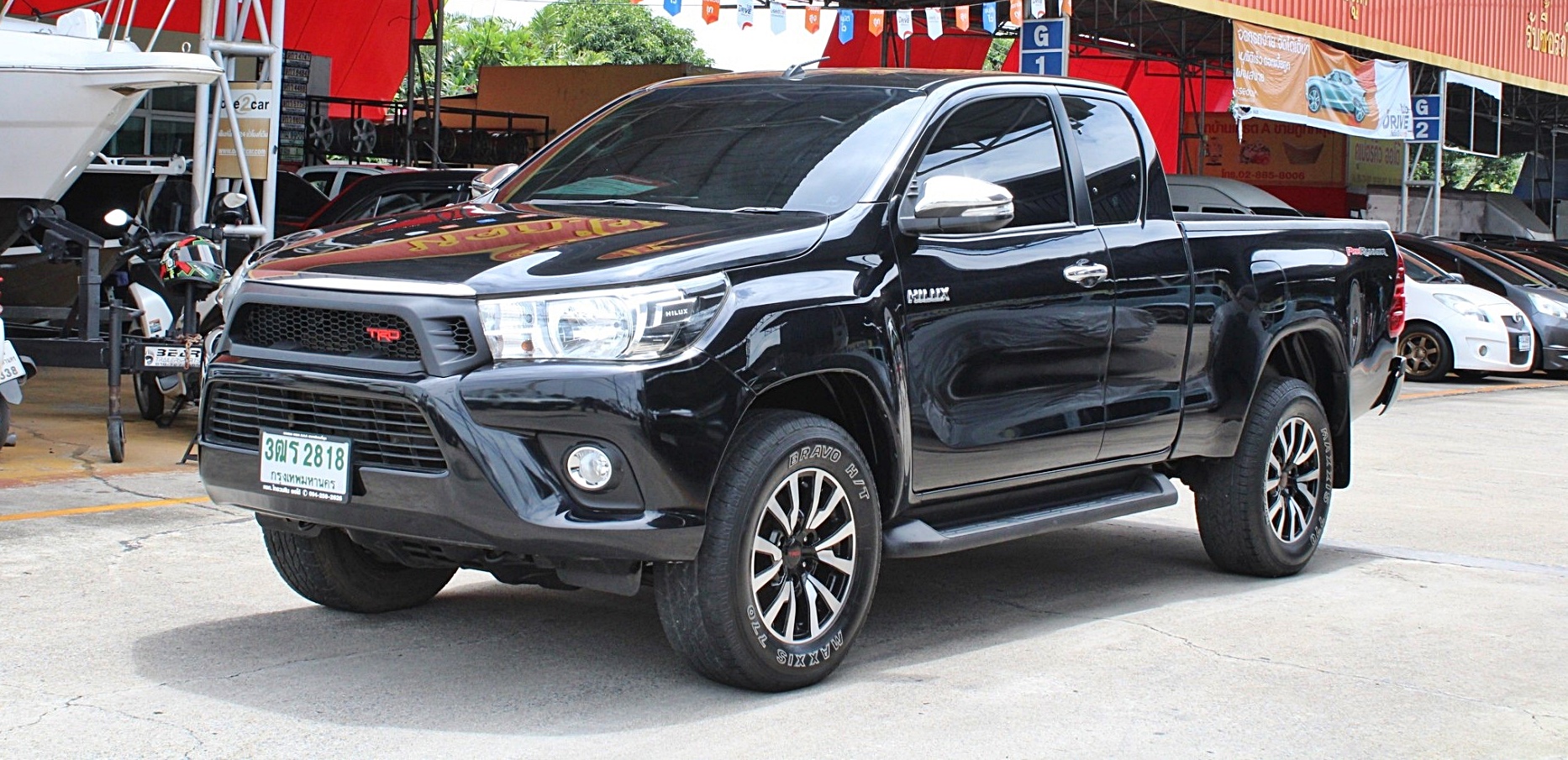 จัดได้5แสนต้นเหลือๆ 2016 Toyota Hilux Revo 2.4 E SMARTCAB Prerunner MT สีดำ เกียร์ธรรมดา 6 Speed