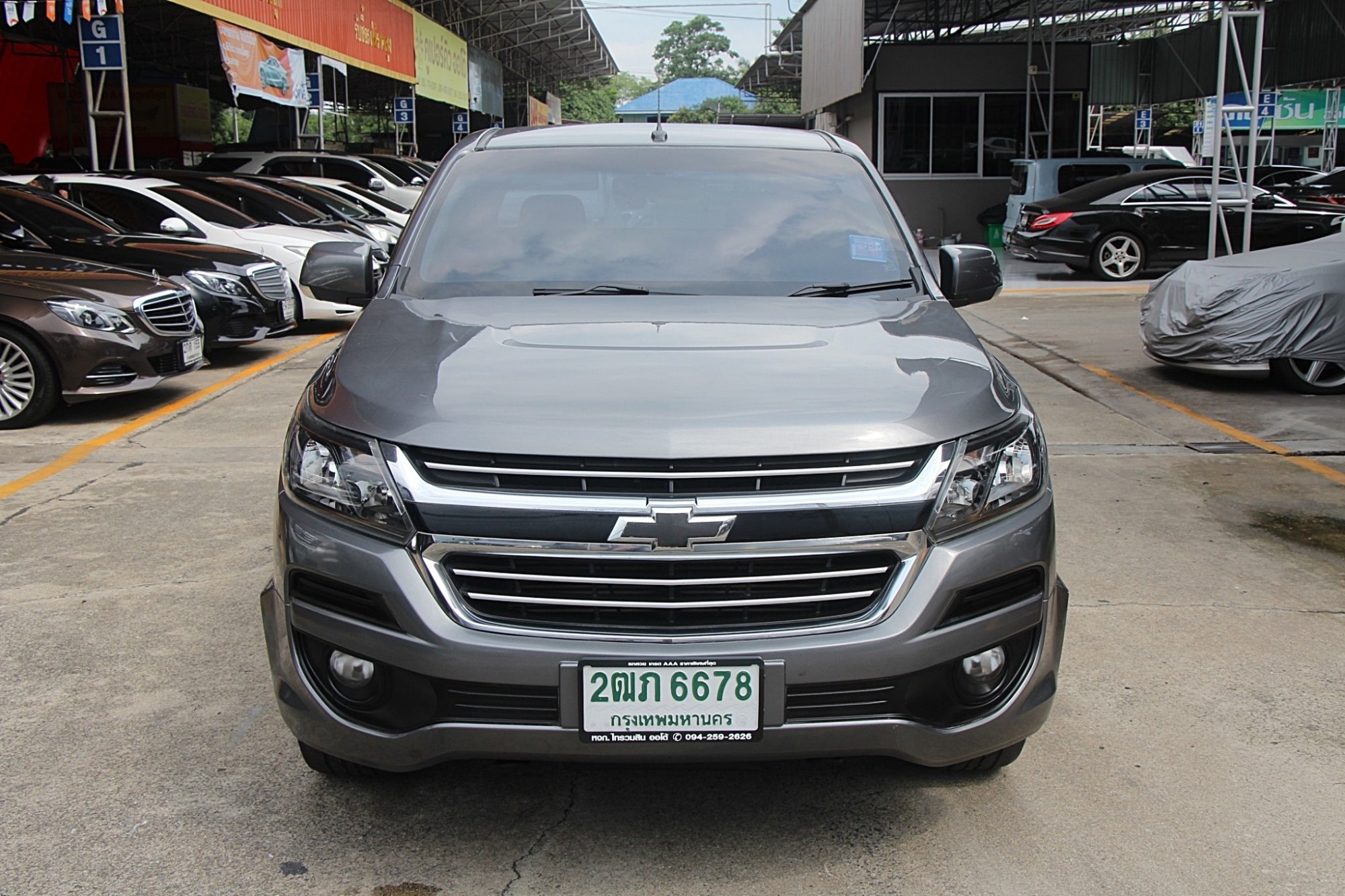 2019 Chevrolet Colorado Flex Cab 2.5 LT สีเทา เกียร์ธรรมดา 6 เกียร์ แคปเปิดได้