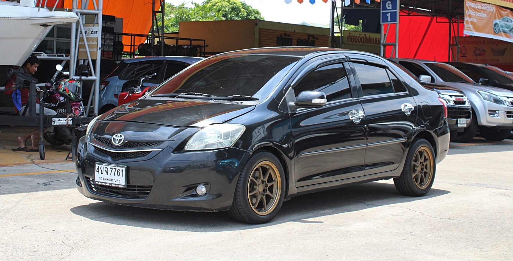 ฟรีดาวน์ ผ่อน3xxx 2009 TOYOTA VIOS 1.5 G Limited AUTO สีดำ ปุ่มสต้าท