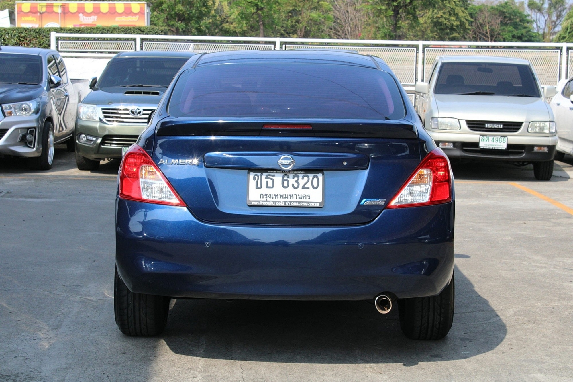 ผ่อน 2xxx 2012 Nissan Almera 1.2 E Pure Drive CVT AT สีน้ำเงิน เกียร์ออโต้ มือแรกออกห้าง สีเดิม น็อตโครงสร้างตัวรถไม่ขยับ รถเดิมสวยๆครับ