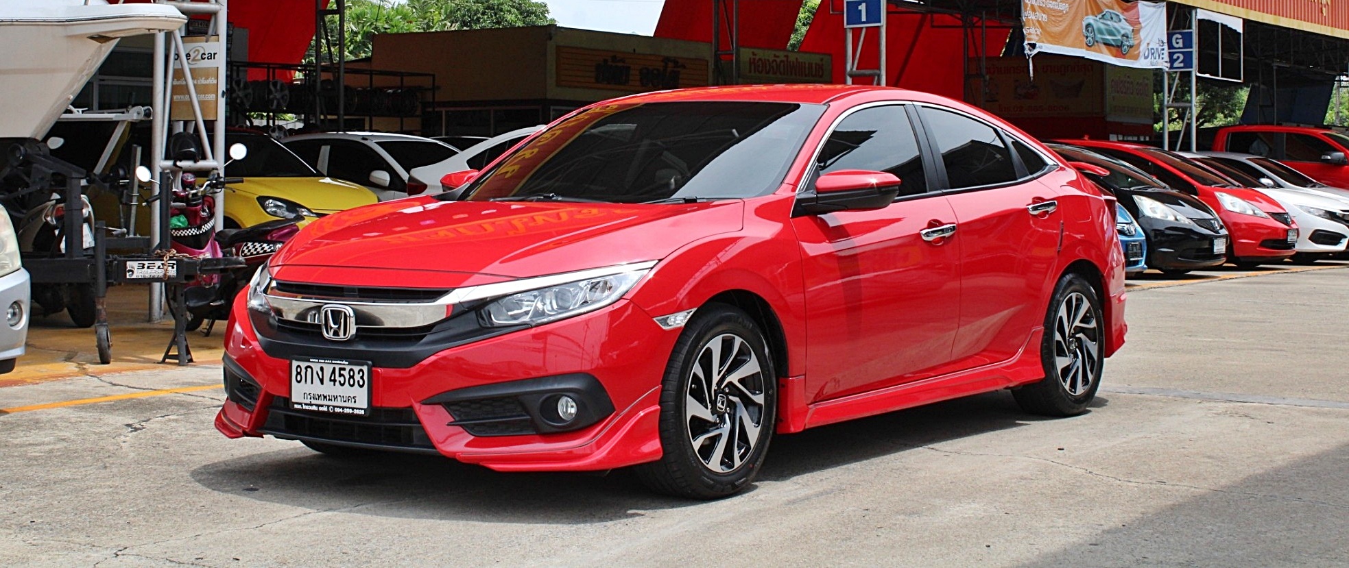 2019 Honda Civic Fc 1.8 EL auto สีแดง ไมล์น้อยแท้ 83,xxx มือแรกออกป้ายแดง 👉 ฟรีดาวน์ 👉 ดอกเบี้ย 0 % 1 ปี 👉ขับฟรี 3 เดือน