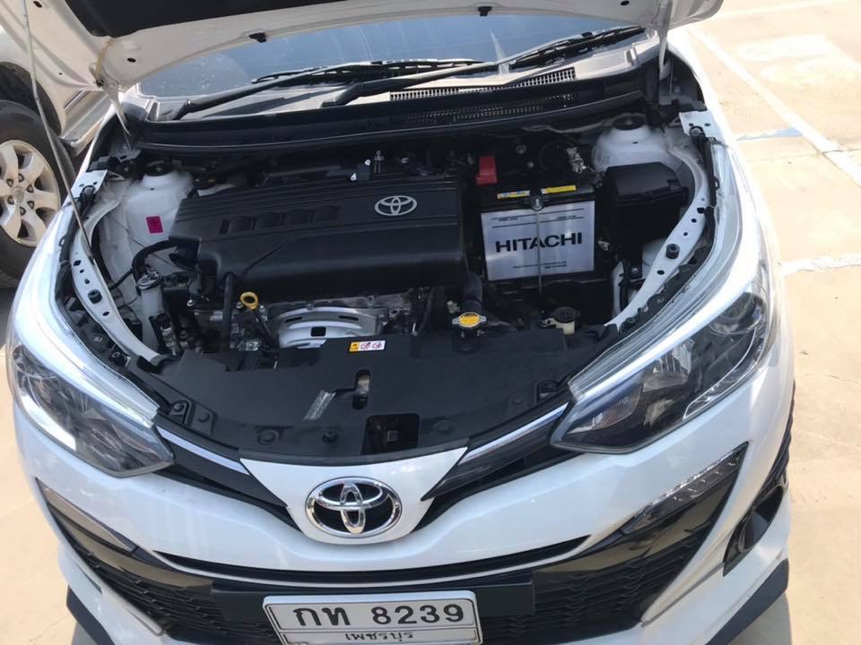 Toyota Yaris ปี 2017 สีขาว