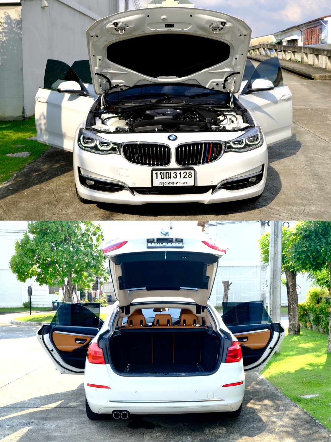 BMW 320d GT Luxury เครื่องยนต์: ดีเซล เกียร์:AT ปี: 2020 สี: ขาว F34