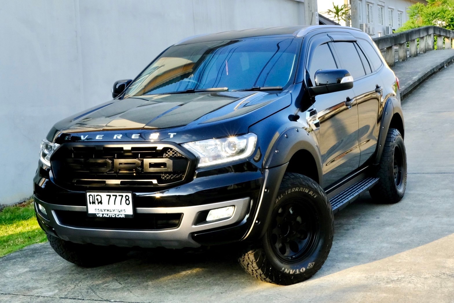 Ford everest Titanium 2.0 Turbo 2WD ปี 2018 ออโต้ ดีเ สีดำ ฟรีดาวน์