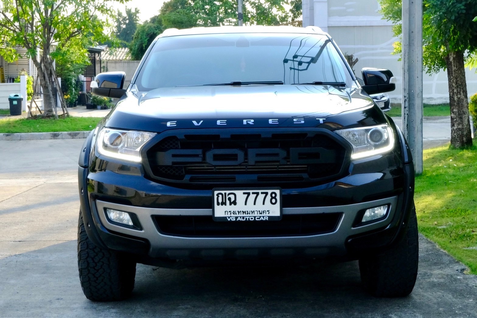 Ford everest Titanium 2.0 Turbo 2WD ปี 2018 ออโต้ ดีเ สีดำ ฟรีดาวน์