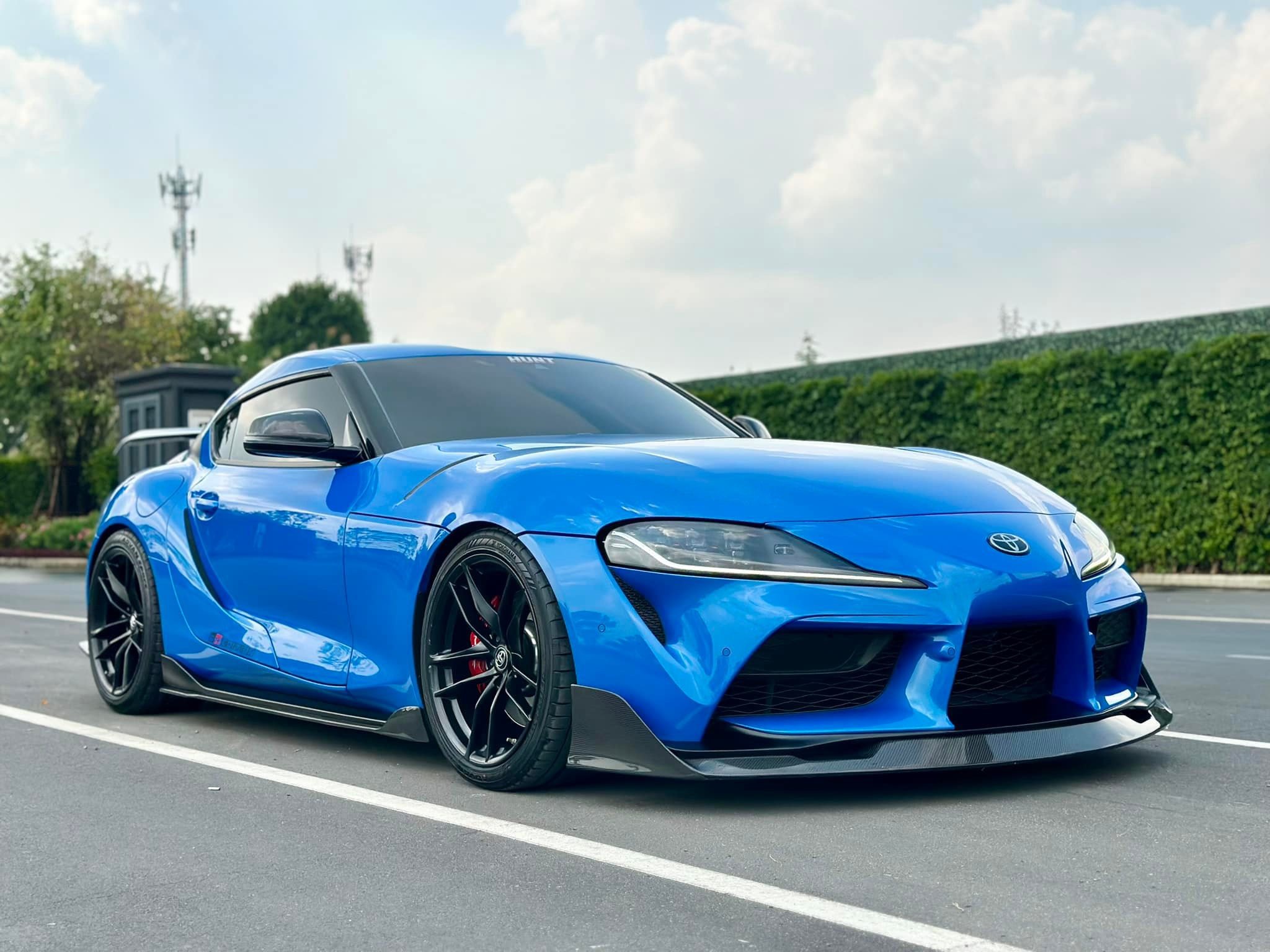 2021 Toyota Supra สีฟ้า