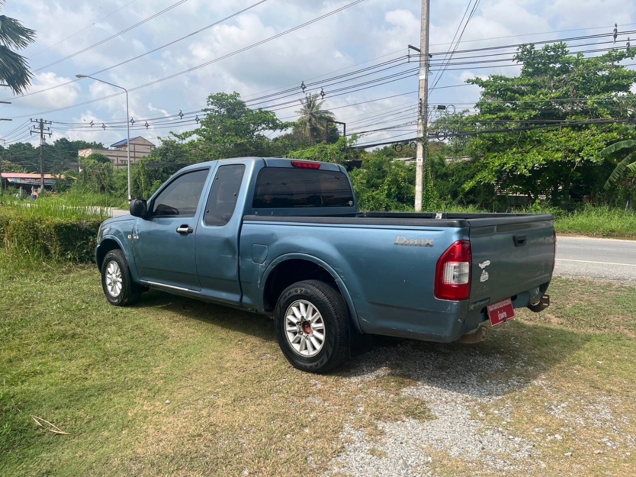 2003 Isuzu D-Max Space Cab สีฟ้า