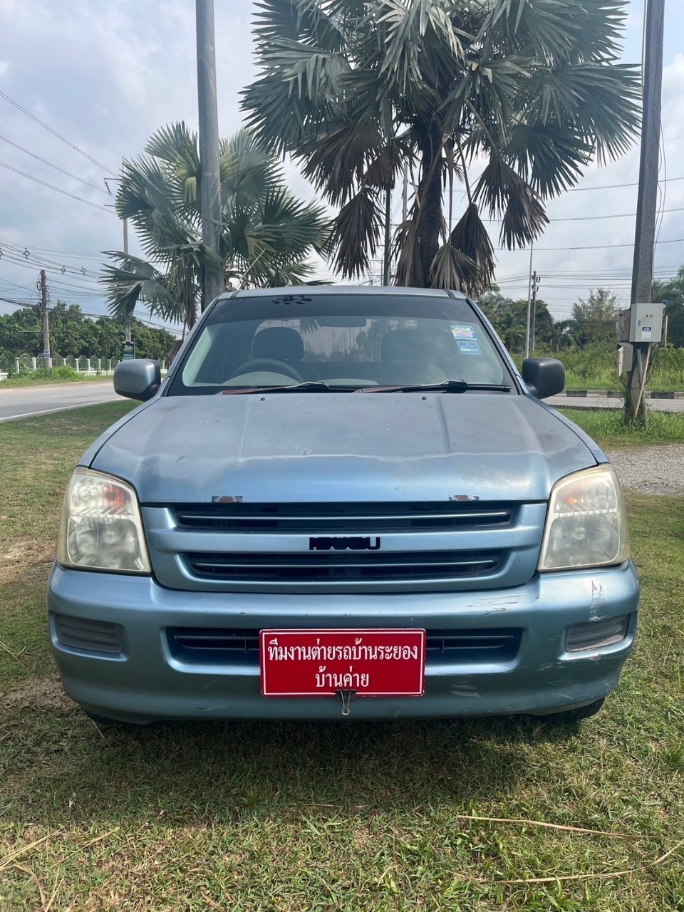 2003 Isuzu D-Max Space Cab สีฟ้า