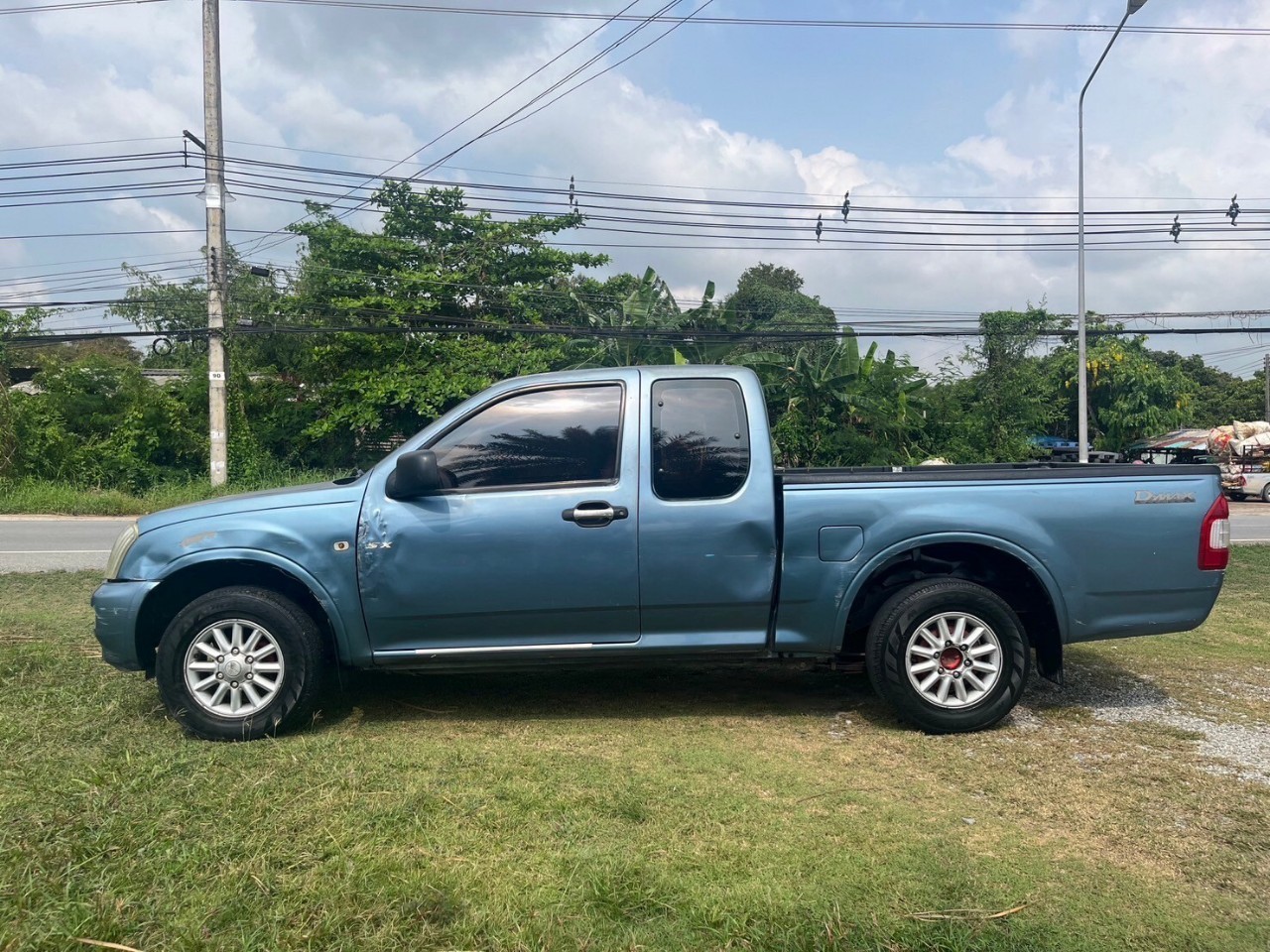 2003 Isuzu D-Max Space Cab สีฟ้า