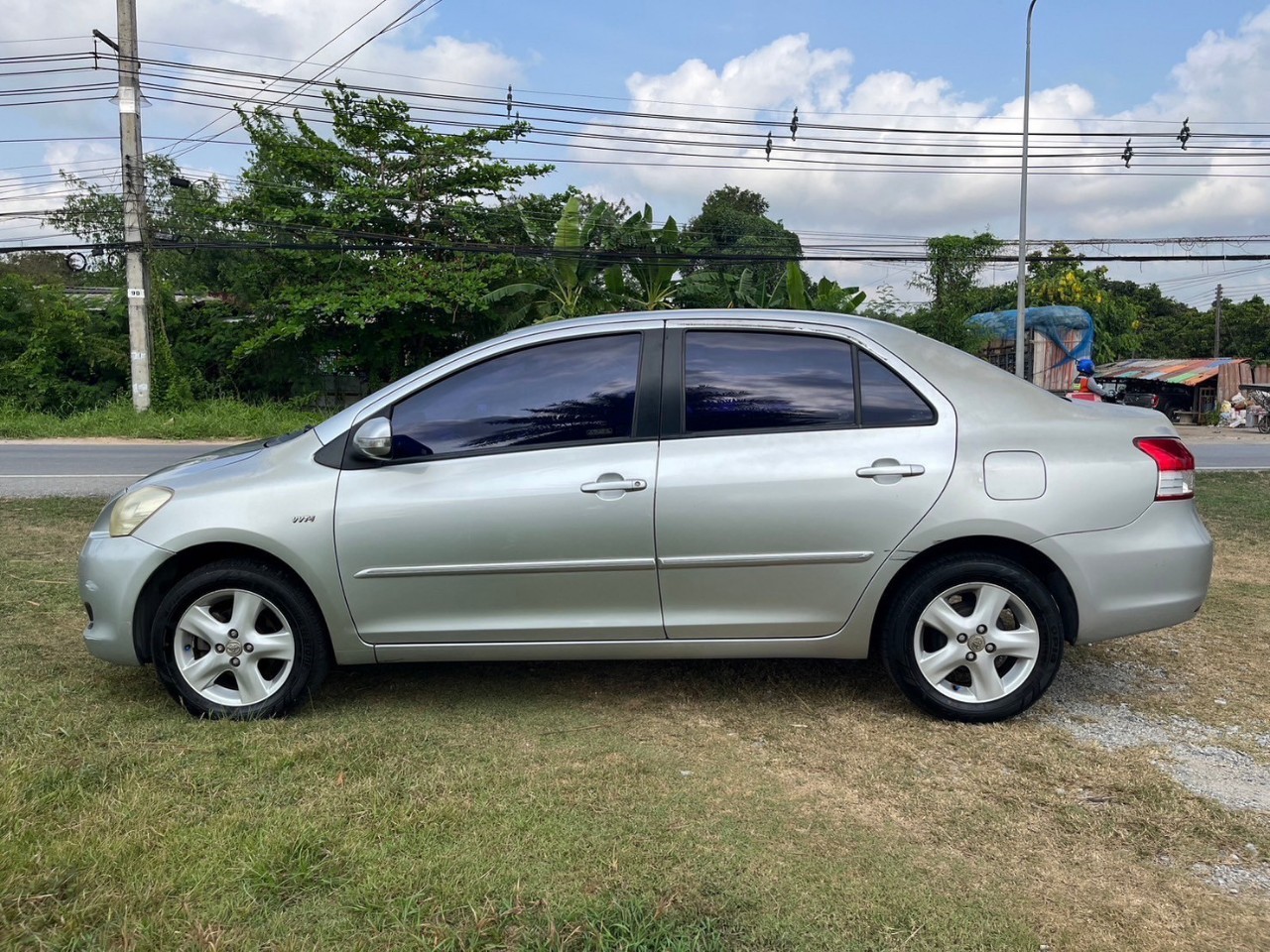 2007 Toyota Vios สีเทา