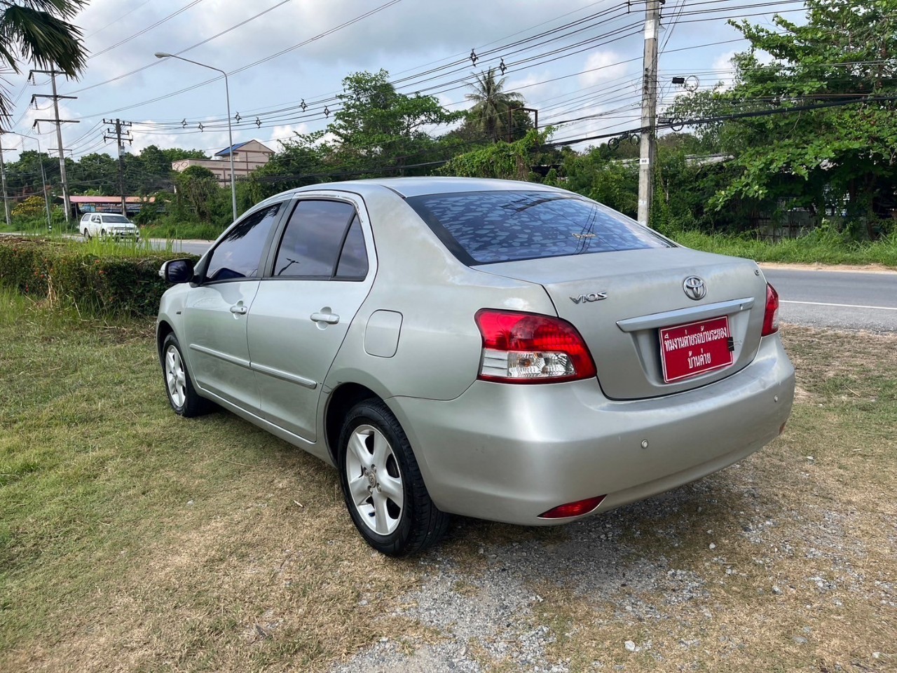 2007 Toyota Vios สีเทา