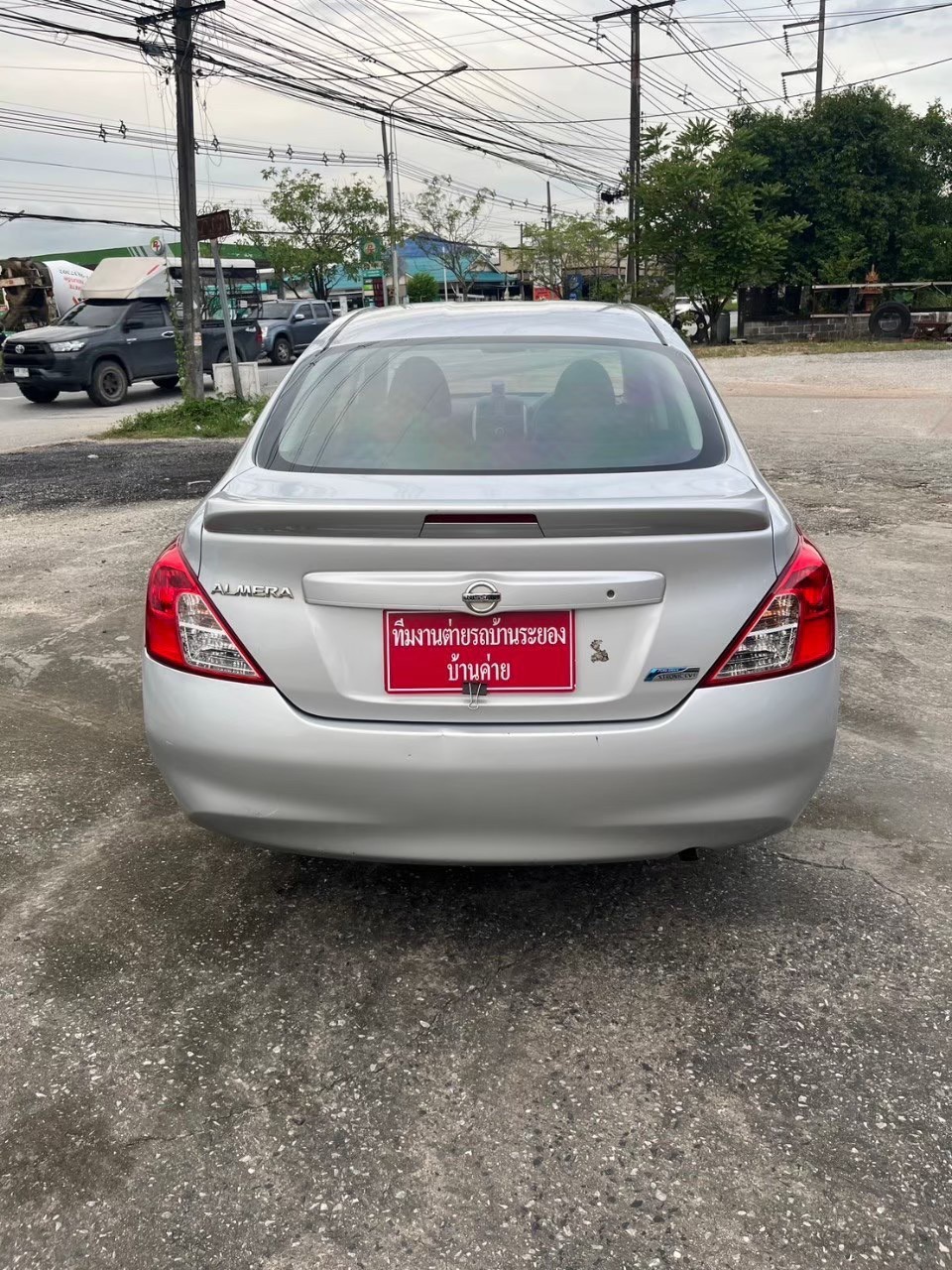 2012 Nissan Almera สีเงิน