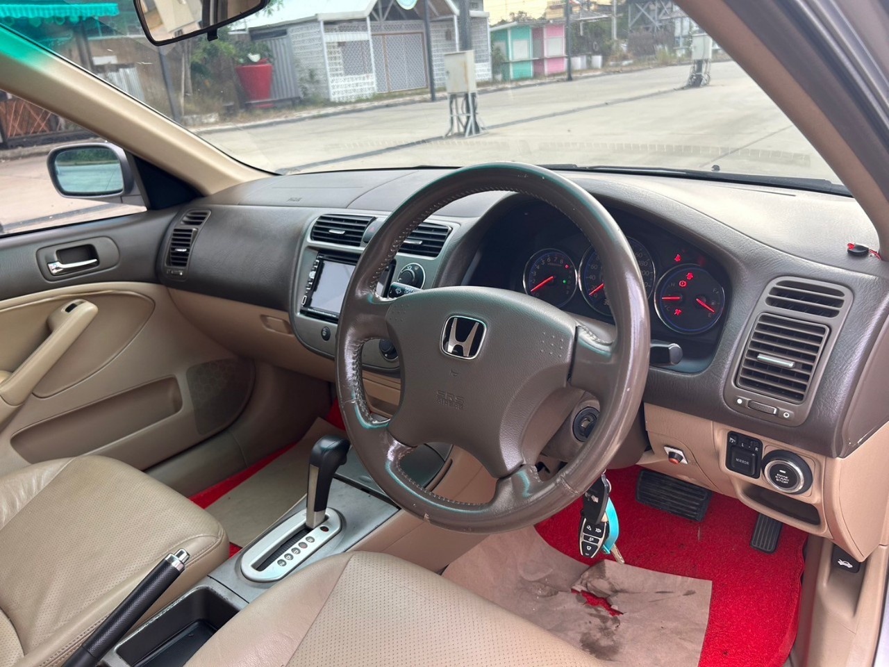 2005 Honda Civic ES (Dimension) สีเงิน