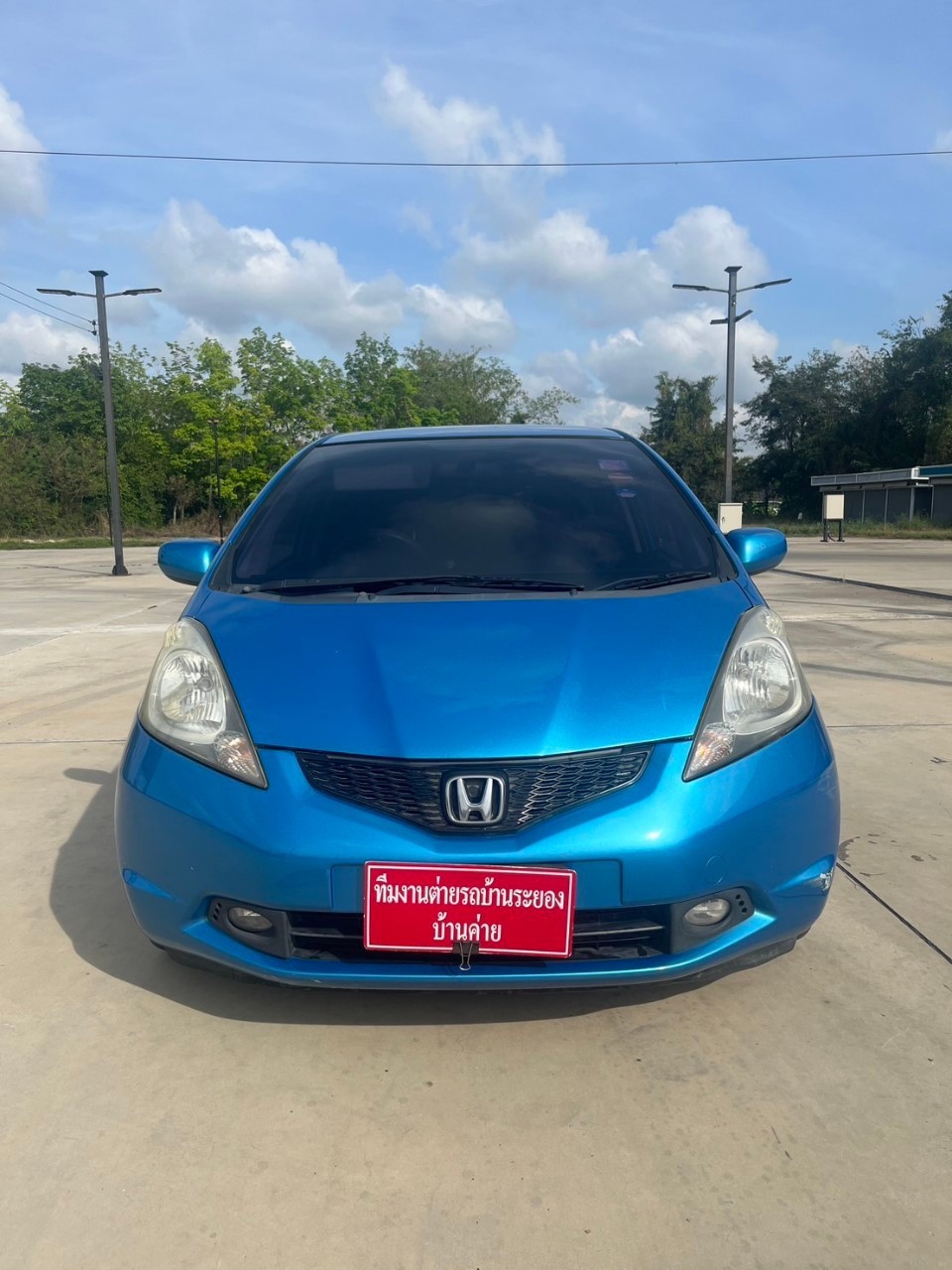 2009 Honda Jazz GE สีฟ้า