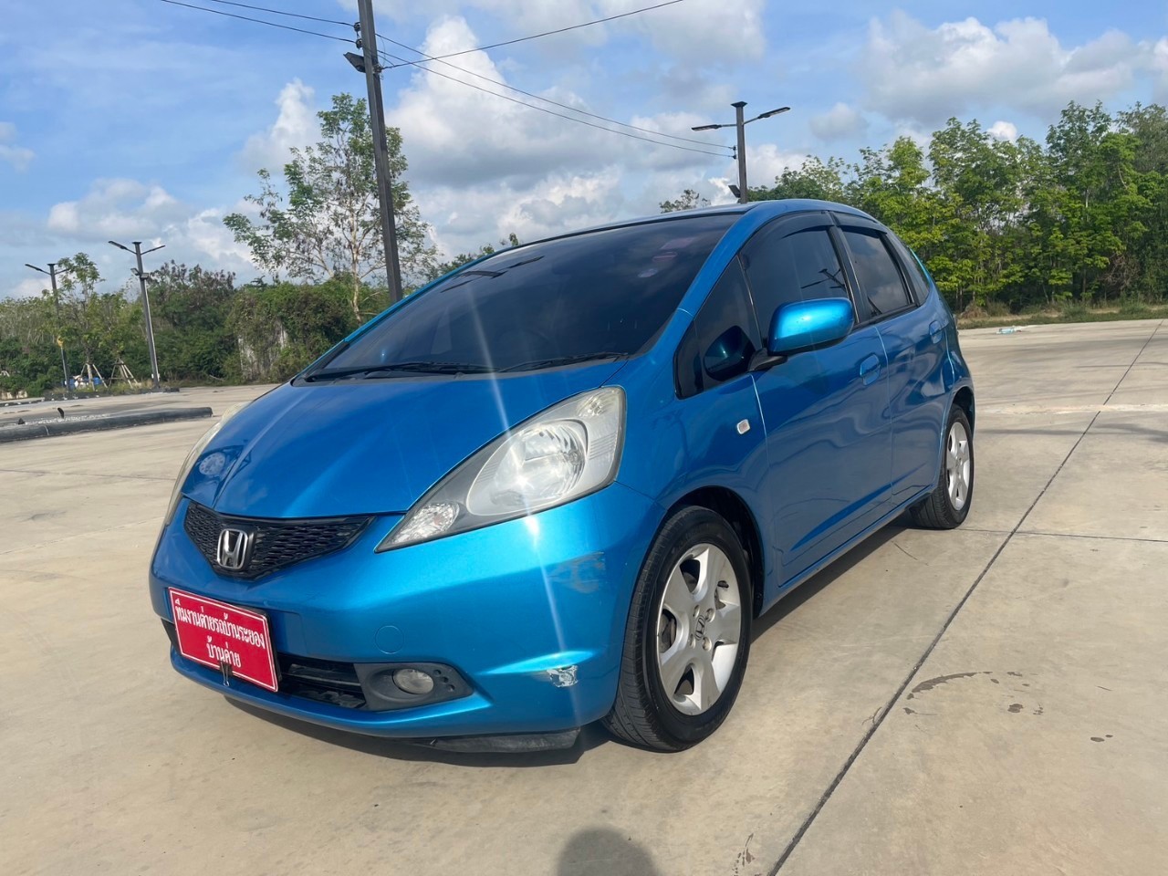 2009 Honda Jazz GE สีฟ้า