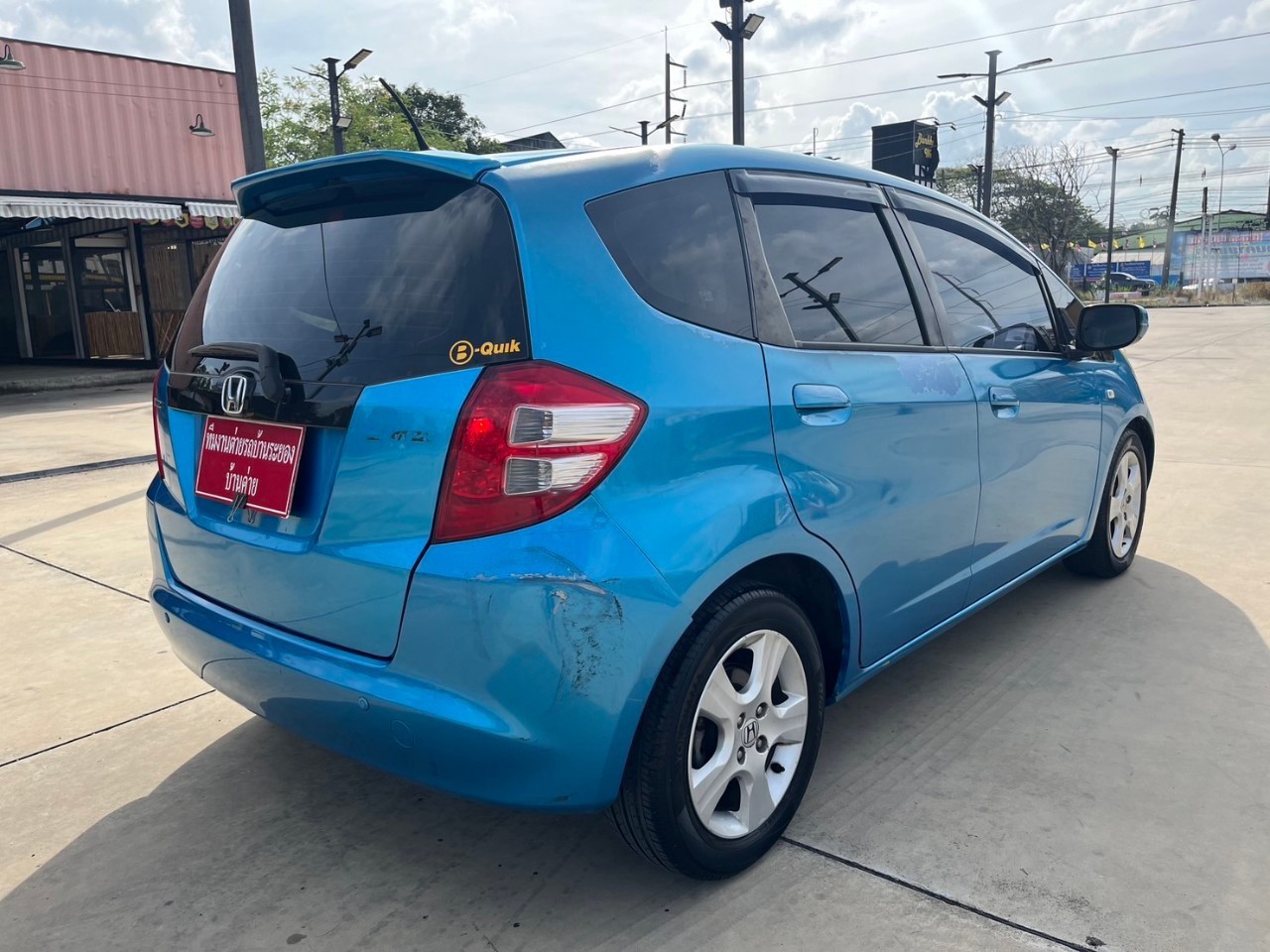 2009 Honda Jazz GE สีฟ้า