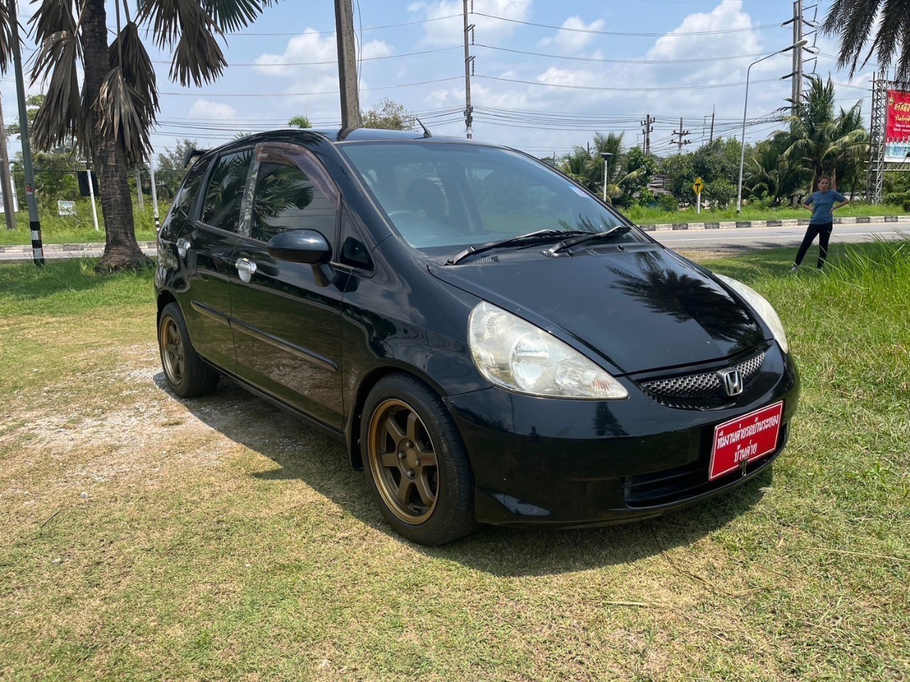 2007 Honda Jazz GD สีดำ