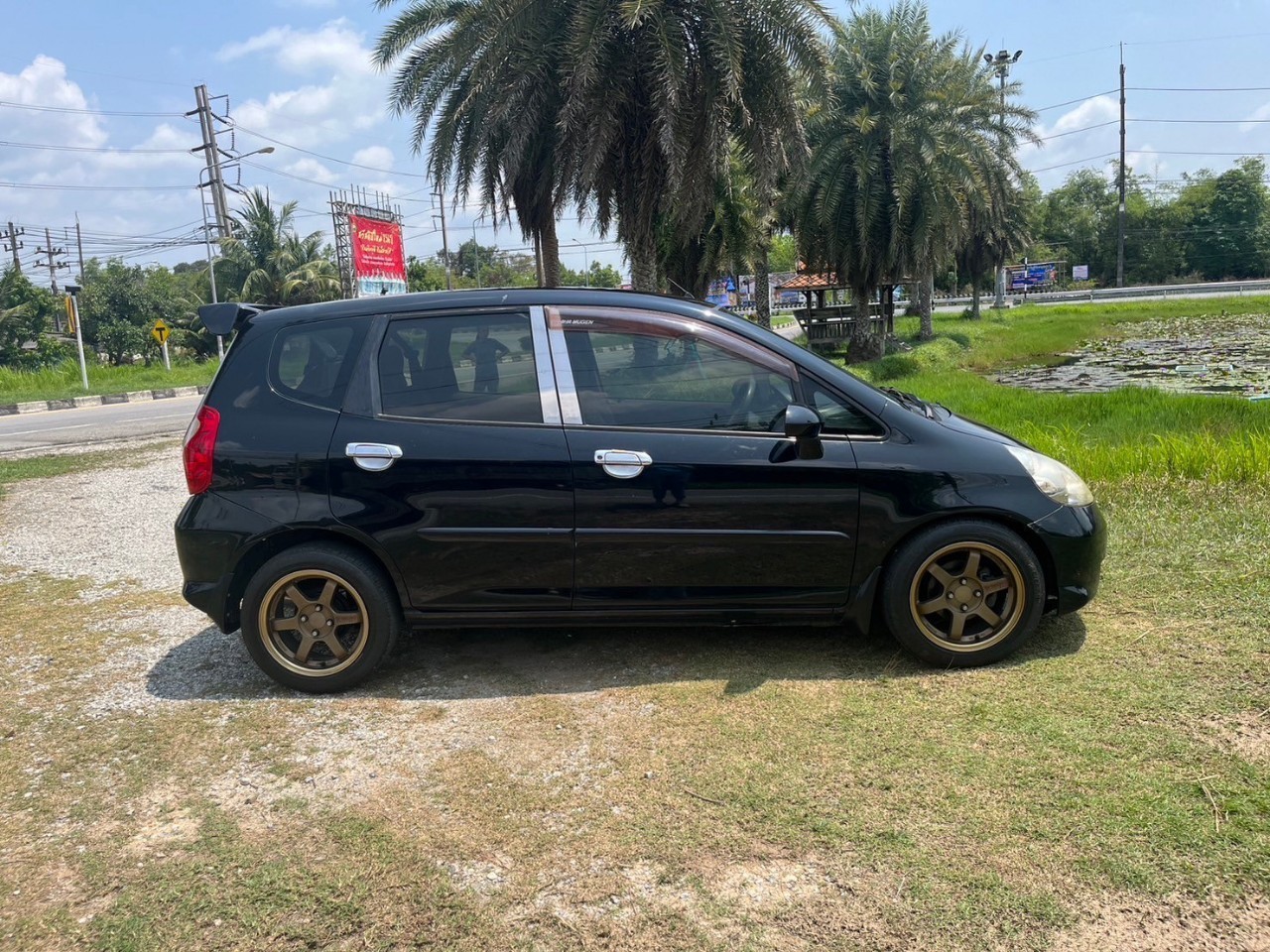 2007 Honda Jazz GD สีดำ