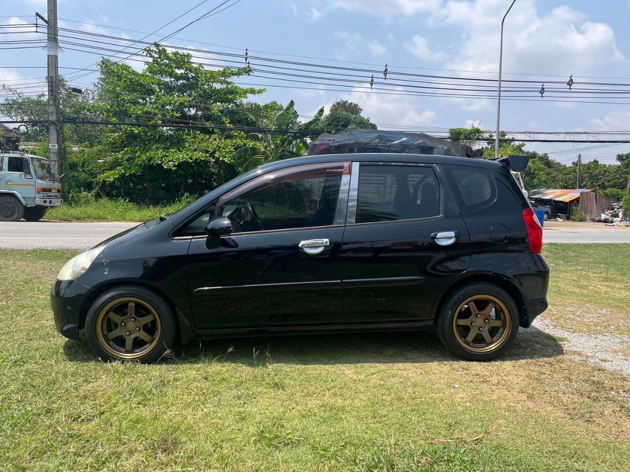 2007 Honda Jazz GD สีดำ