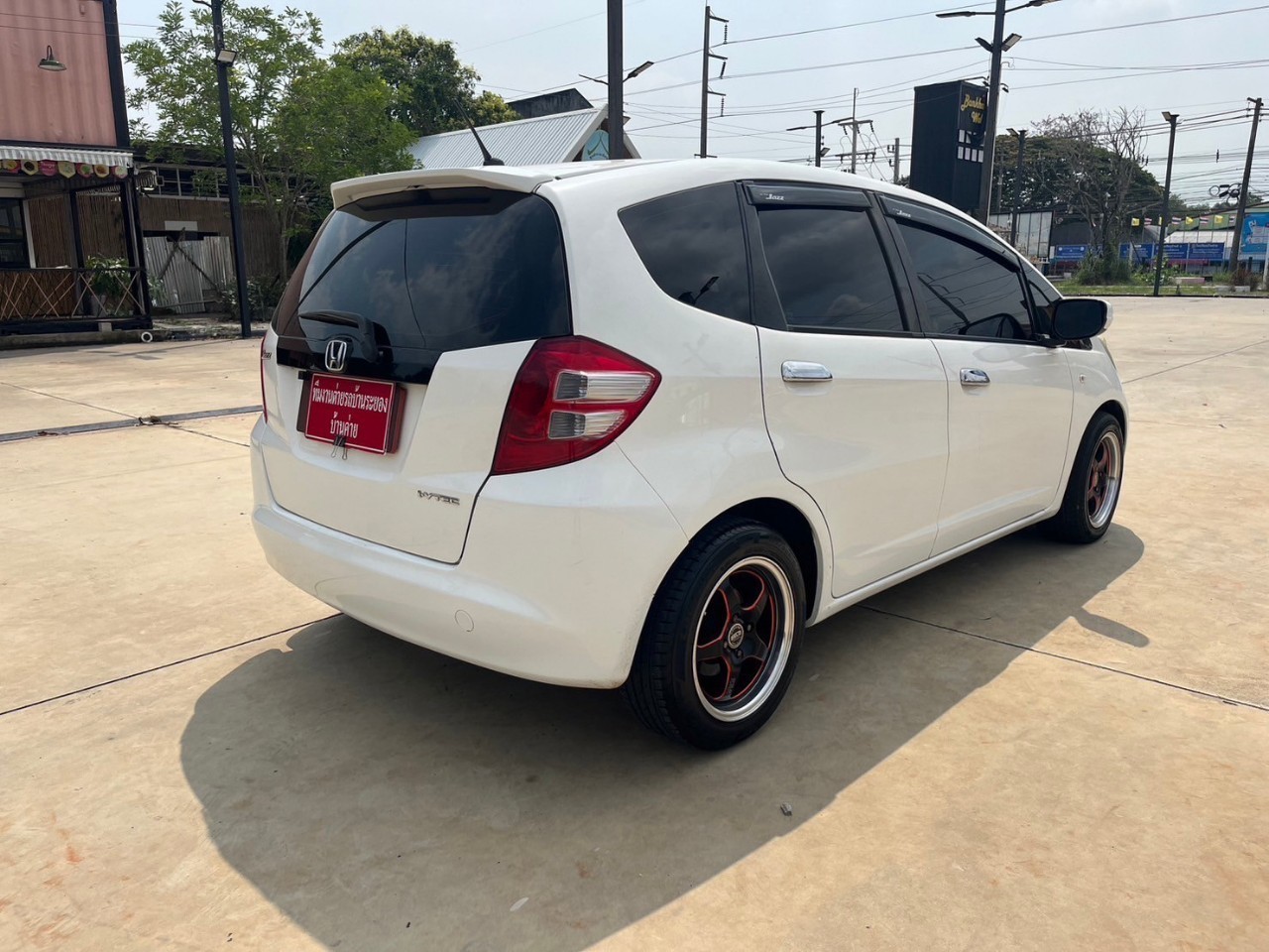 2008 Honda Jazz GE สีขาว