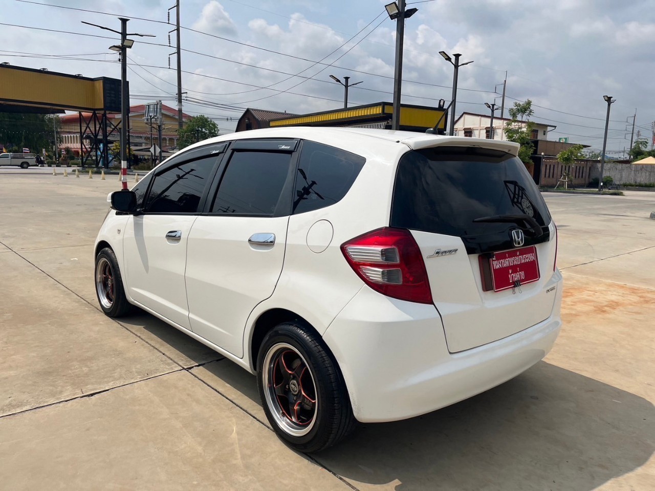 2008 Honda Jazz GE สีขาว