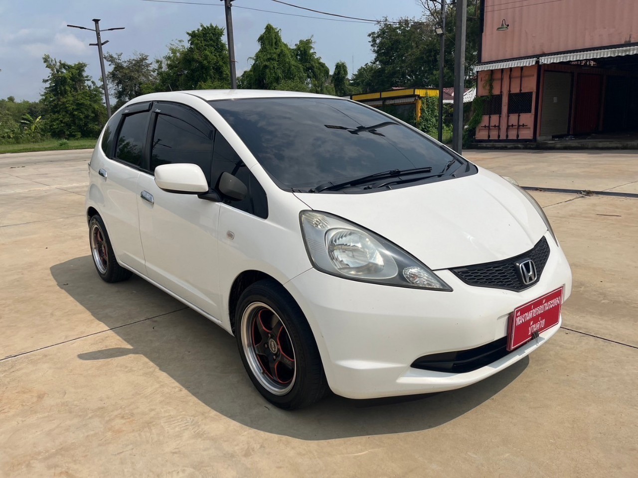 2008 Honda Jazz GE สีขาว