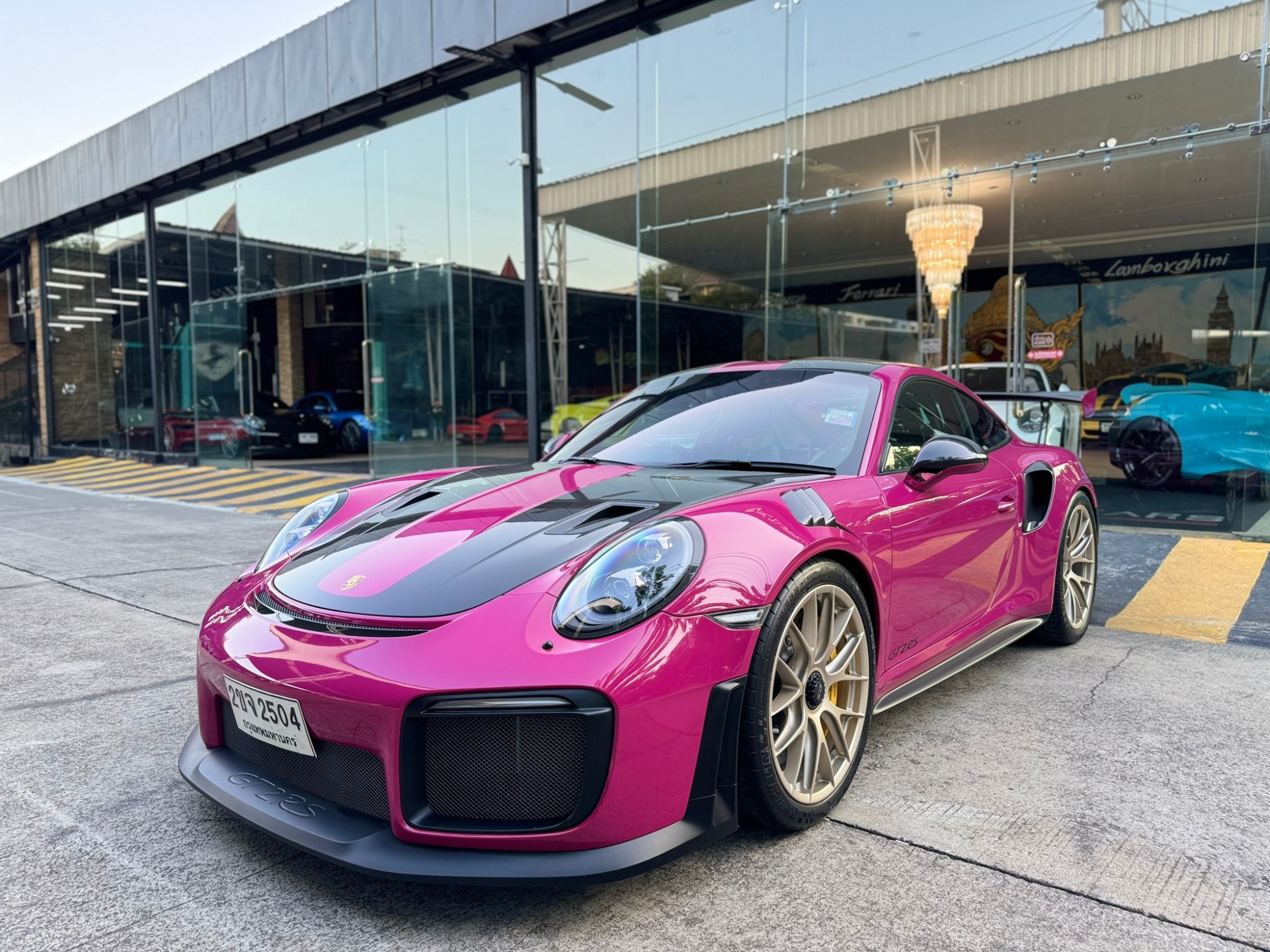 2019 Lamborghini 991.2 GT2 RS weissach package สีชมพู