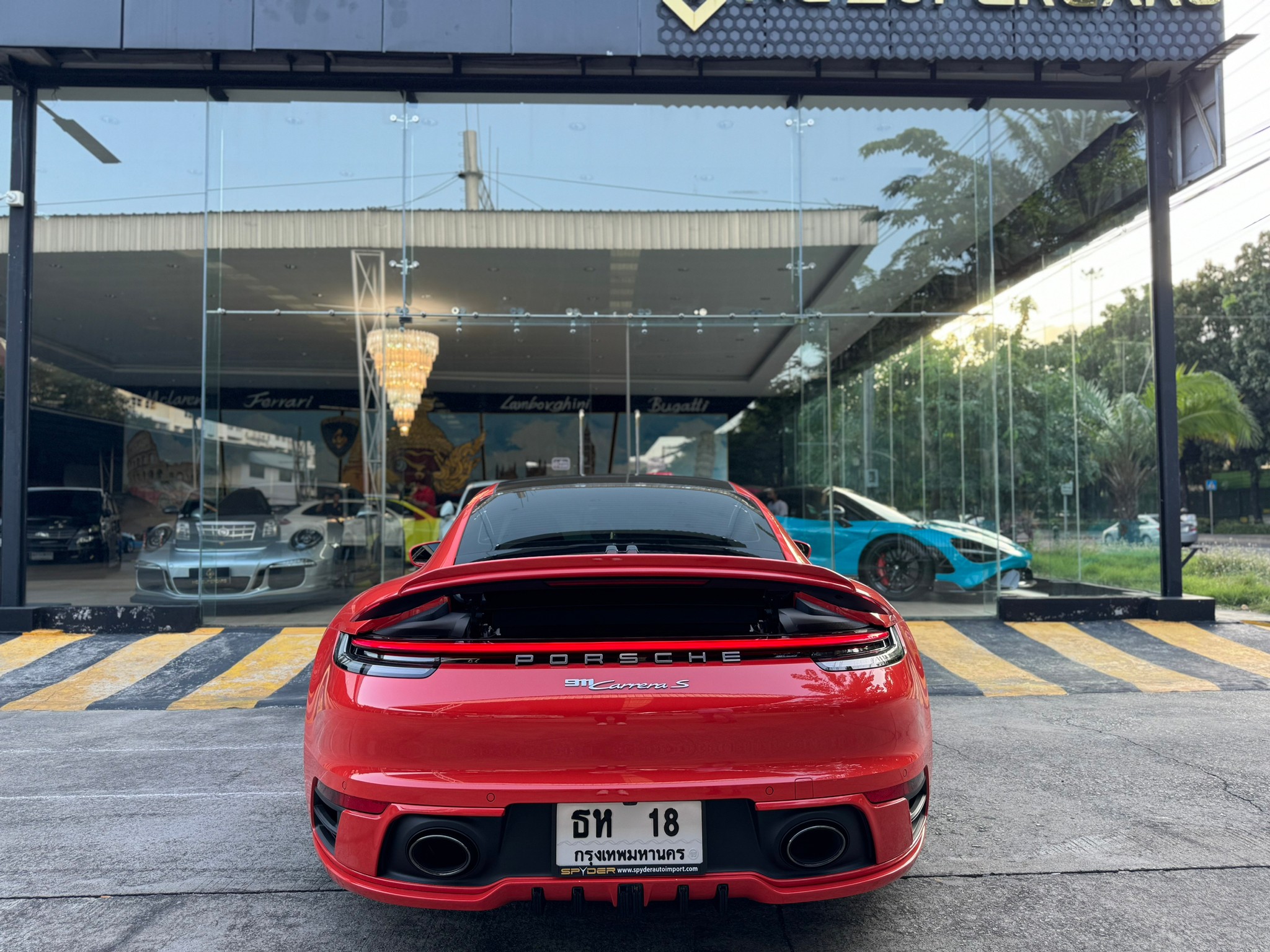 2020 Porsche 992 Carera S Techart look (Orig) สีส้ม