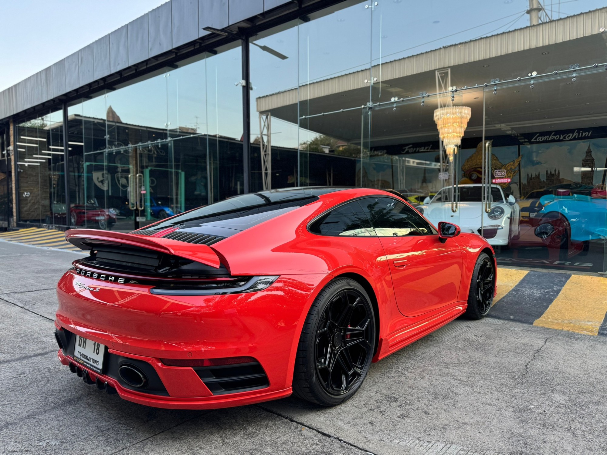 2020 Porsche 992 Carera S Techart look (Orig) สีส้ม