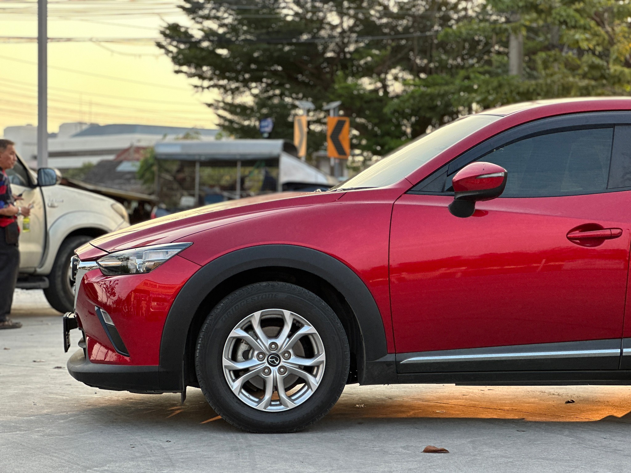 2020 Mazda CX-3 สีแดง