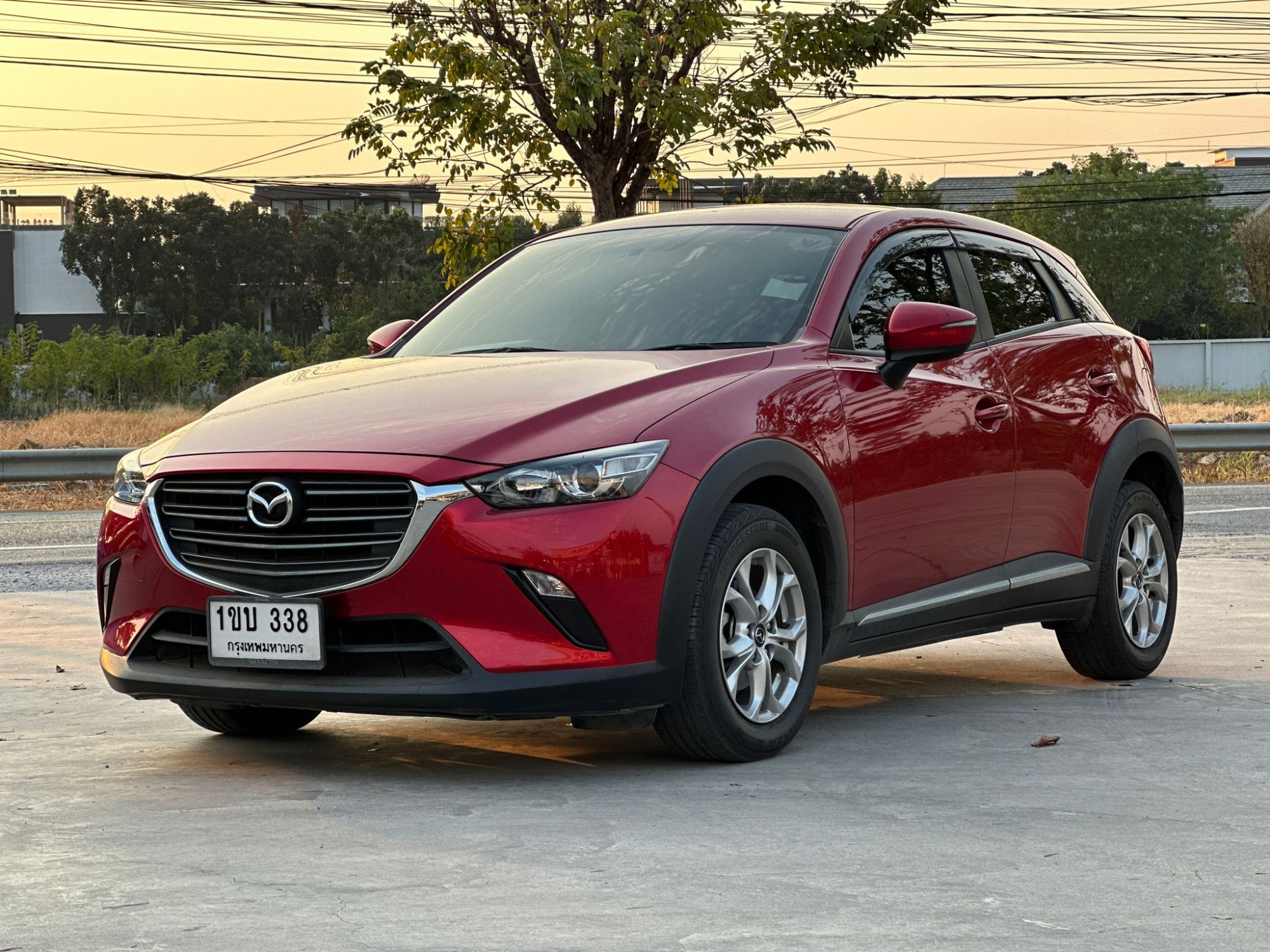 2020 Mazda CX-3 สีแดง