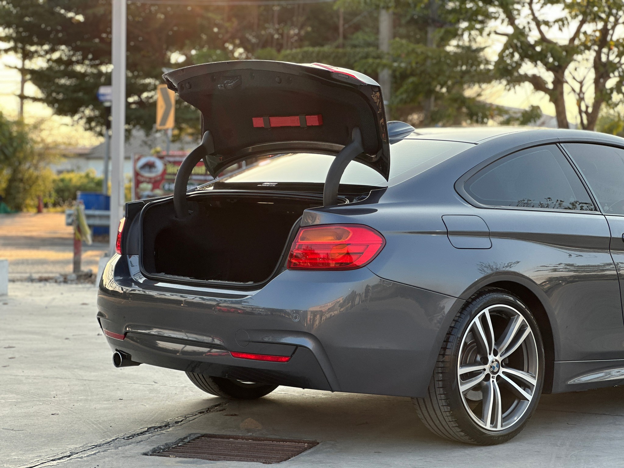 2014 BMW 420d Coupe M sport สีเทา