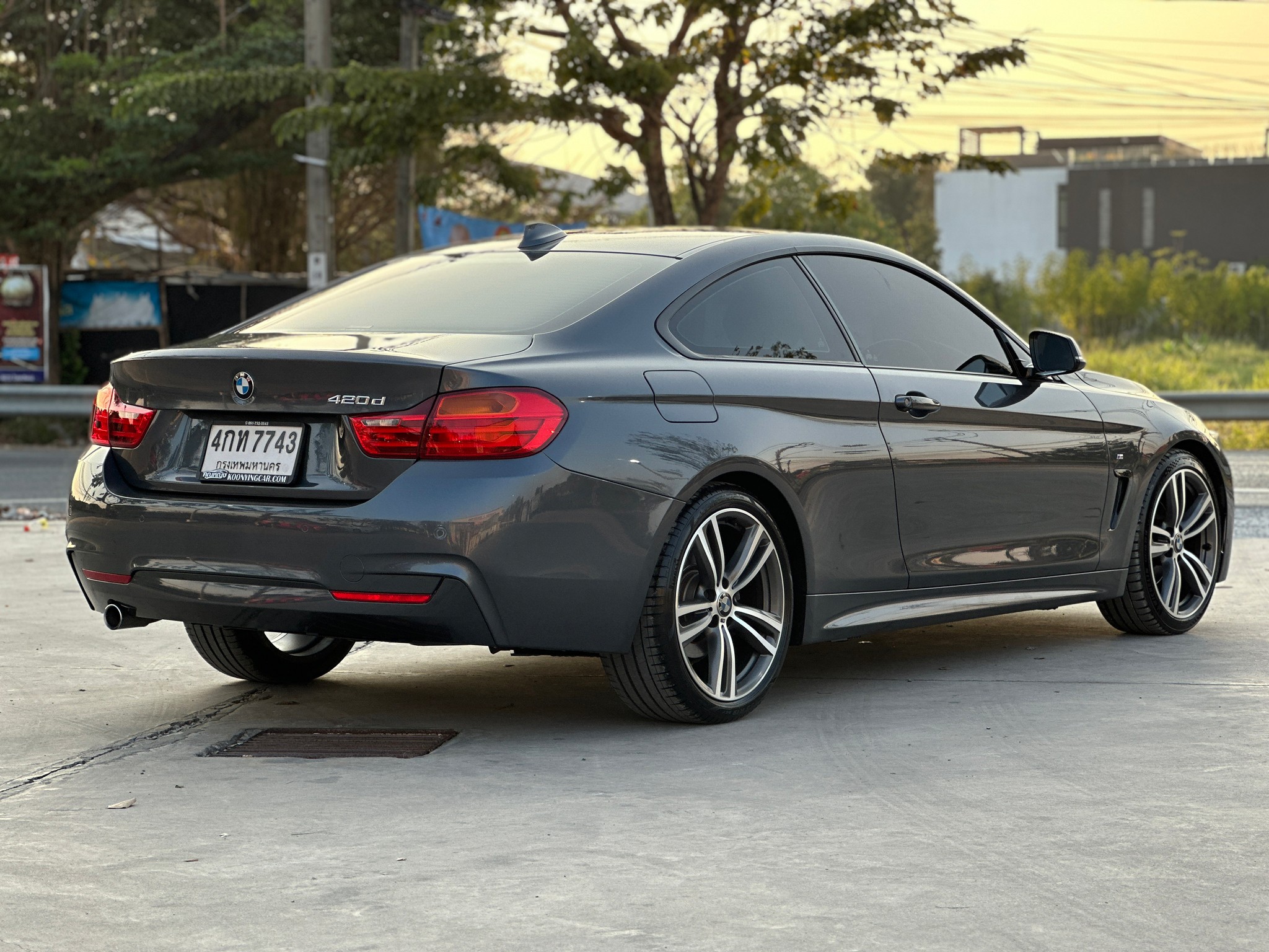 2014 BMW 420d Coupe M sport สีเทา