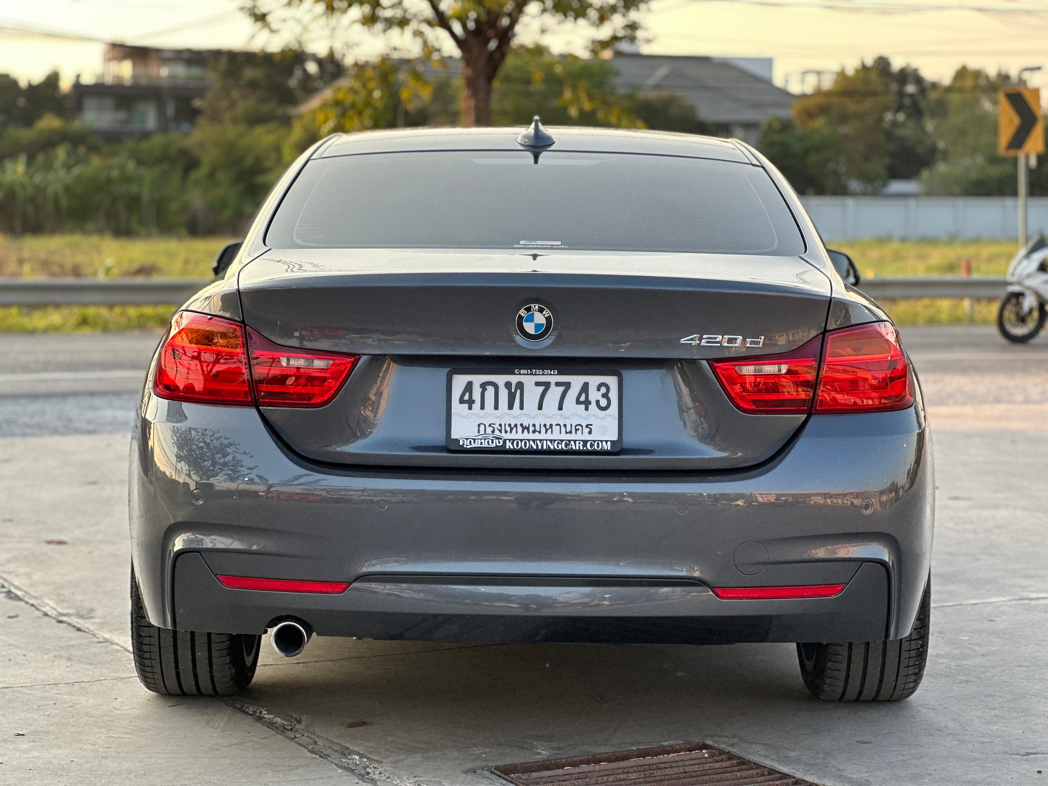 2014 BMW 420d Coupe M sport สีเทา