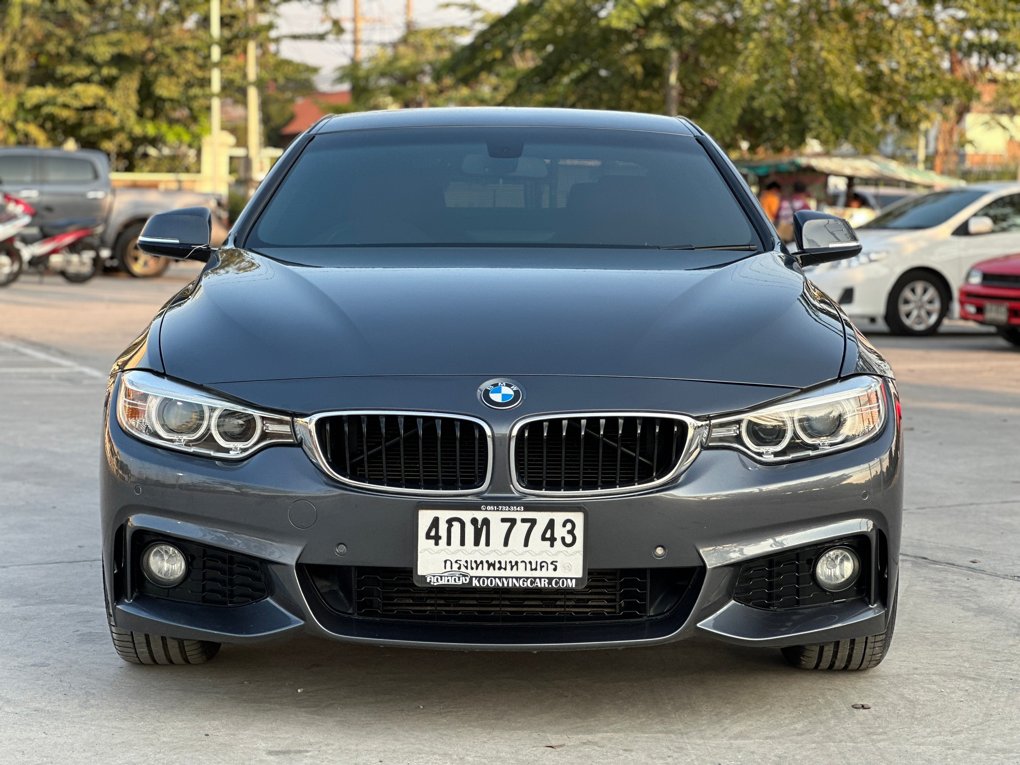 2014 BMW 420d Coupe M sport สีเทา