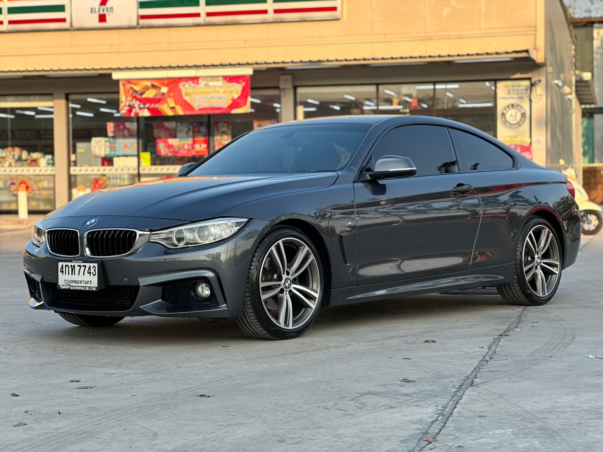 2014 BMW 420d Coupe M sport สีเทา