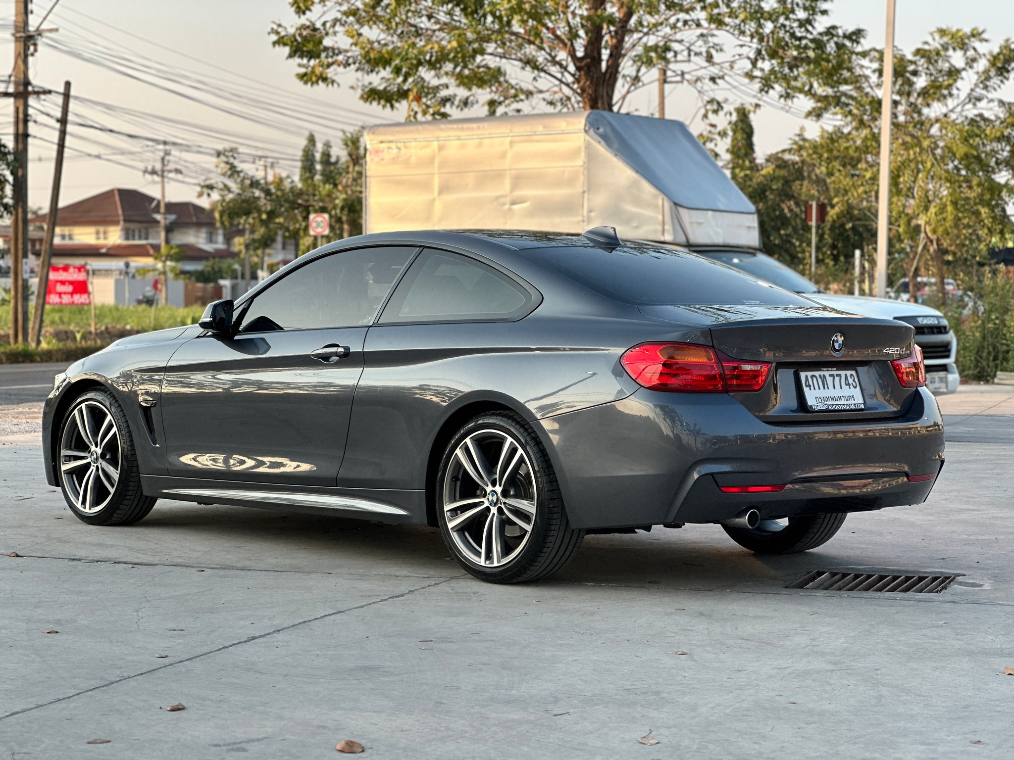 2014 BMW 420d Coupe M sport สีเทา