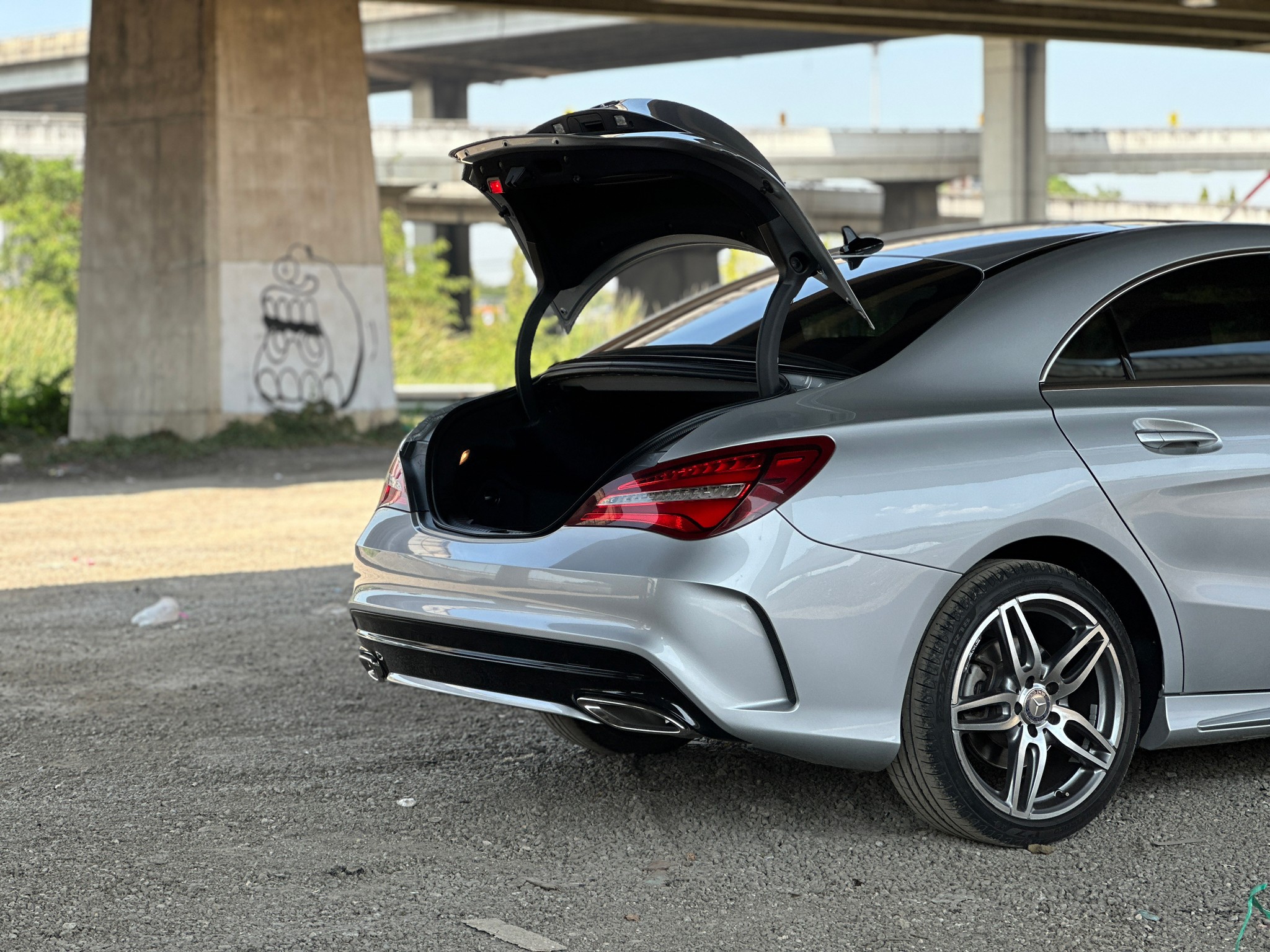 2017 Mercedes-Benz C-Class Coupe C 250 AMG สีเทา