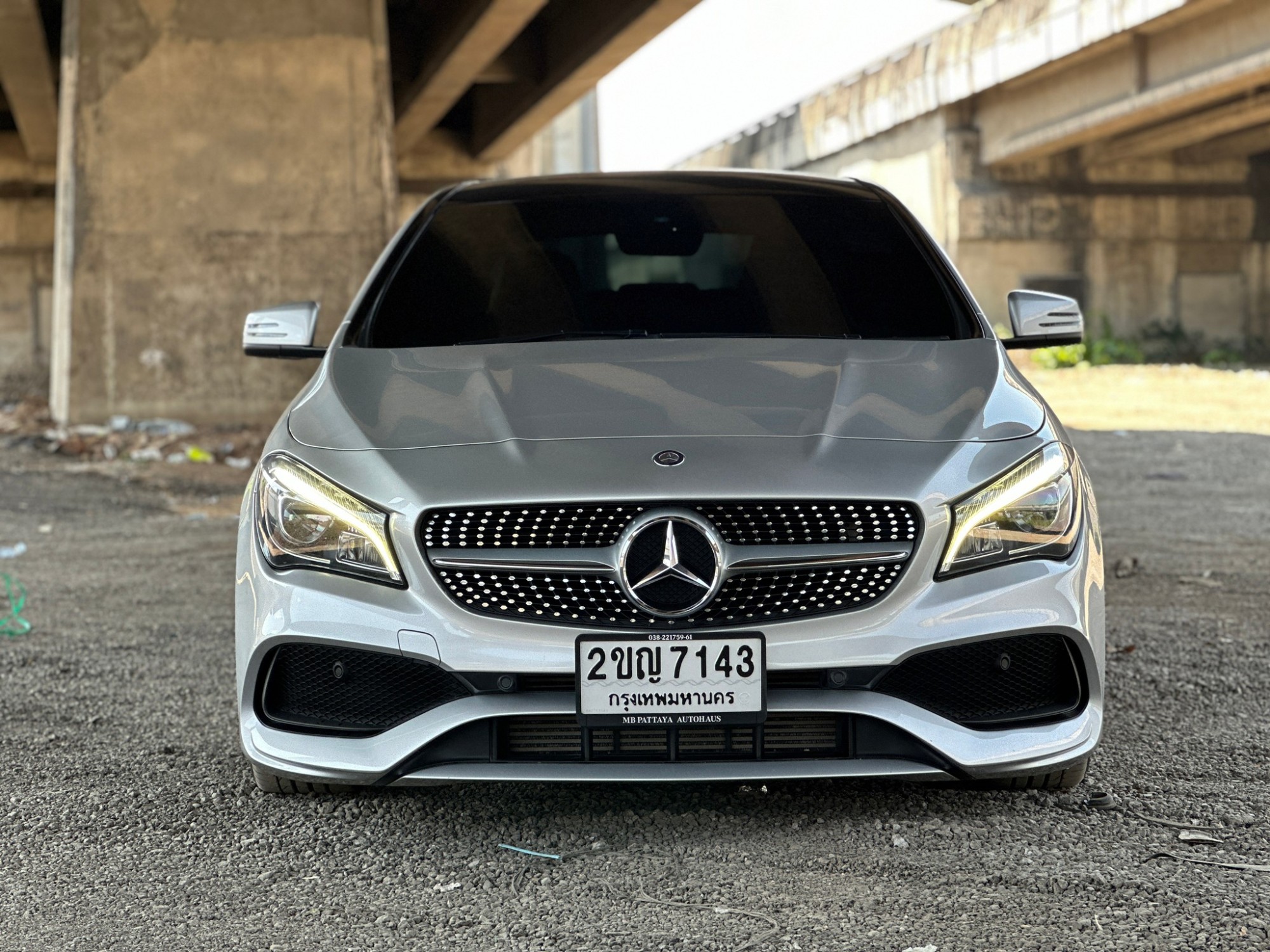 2017 Mercedes-Benz C-Class Coupe C 250 AMG สีเทา