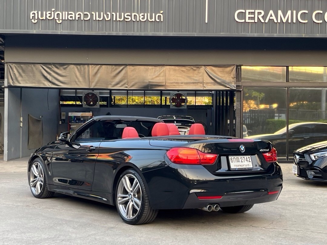 2016 BMW 420d Convertible Coupe Diesel สีดำ